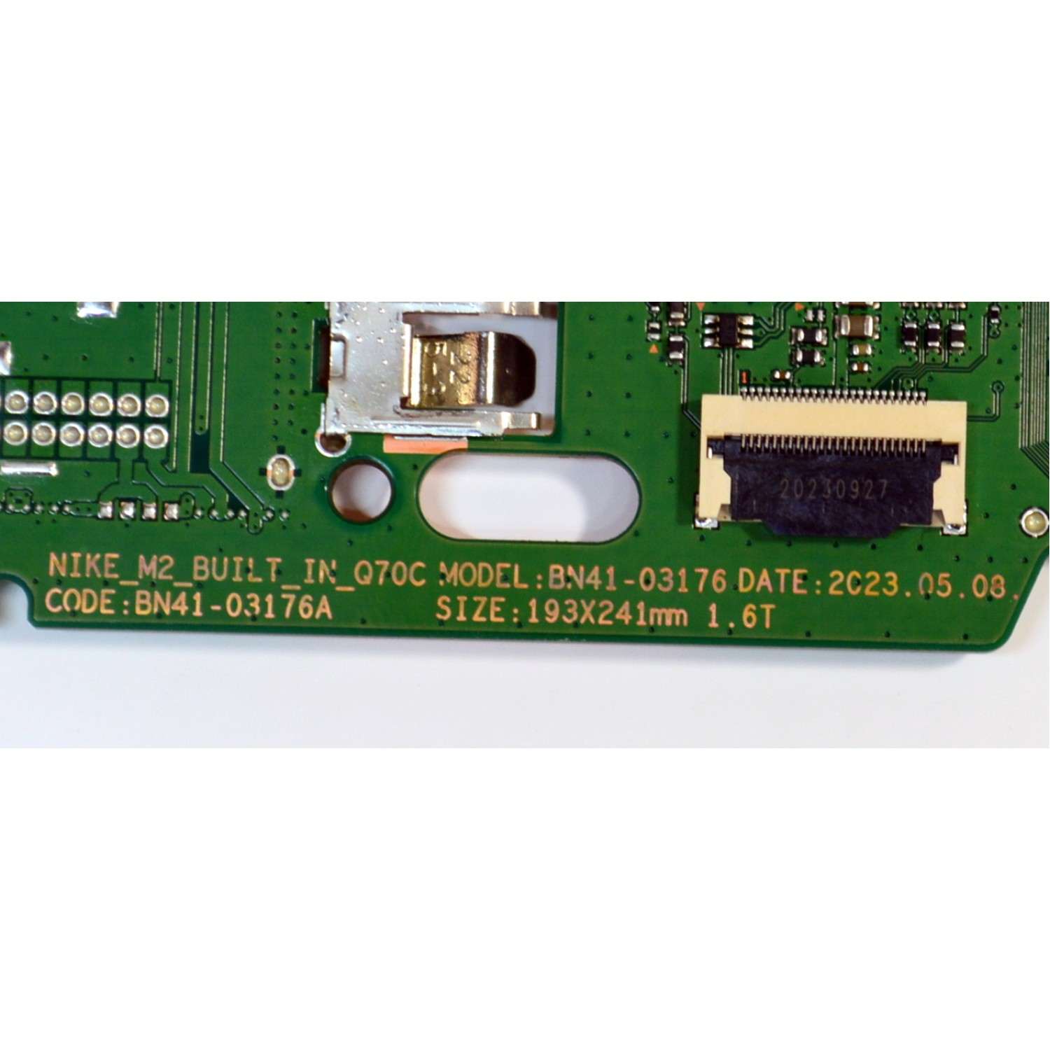 MAIN ORIGINAL PARA TV SAMSUNG / NUMERO DE PARTE BN94-18371X / BN41-03176A / BN41-03176 / BN9418371X / PANEL CY-QD085FGHV1H / DISPLAY ST8461D03-1 V2.1 / MODELO QN85Q72DDFXZA / QN85Q72DDFXZA CA01 - Imagen 3