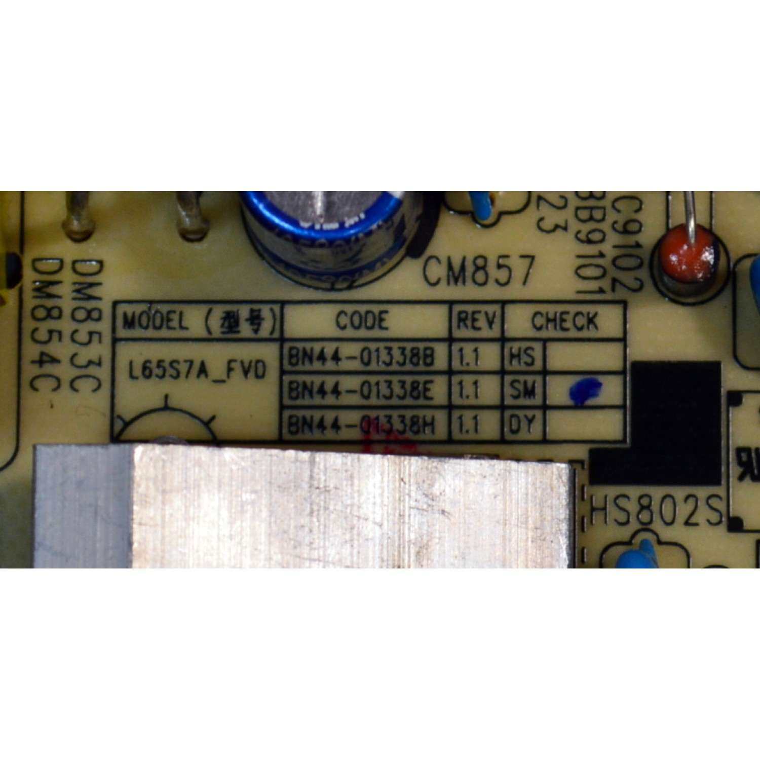 FUENTE DE PODER ORIGINAL PARA TV SAMSUNG / NUMERO DE PARTE BN44-01338E / L65S7A_FVD / BN4401338E / PANEL CY-BF065HGHV8H / DISPLAY ST6451D06-9 V2.1 / MODELO UN65U8000FBXZA / UN65U8000FBXZA CB01 - Imagen 2