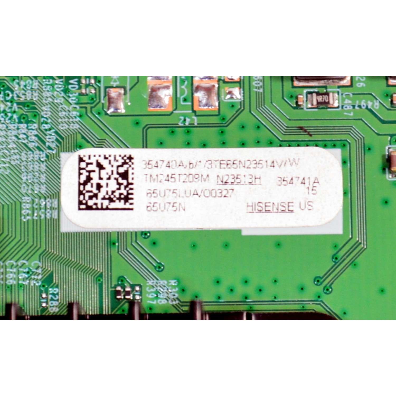 MAIN ORIGINAL PARA TV HISENSE 4K UHD HDR GOOGLE TV / NUMERO DE PARTE 354740 / RSAG7.820.13493/ROH / 354741 / 65U75LUA/00327 / N23513H / PANEL HD650H3U51-T0LN / DISPLAY T650QVN07.H / MODELO 65U75N - Imagen 4
