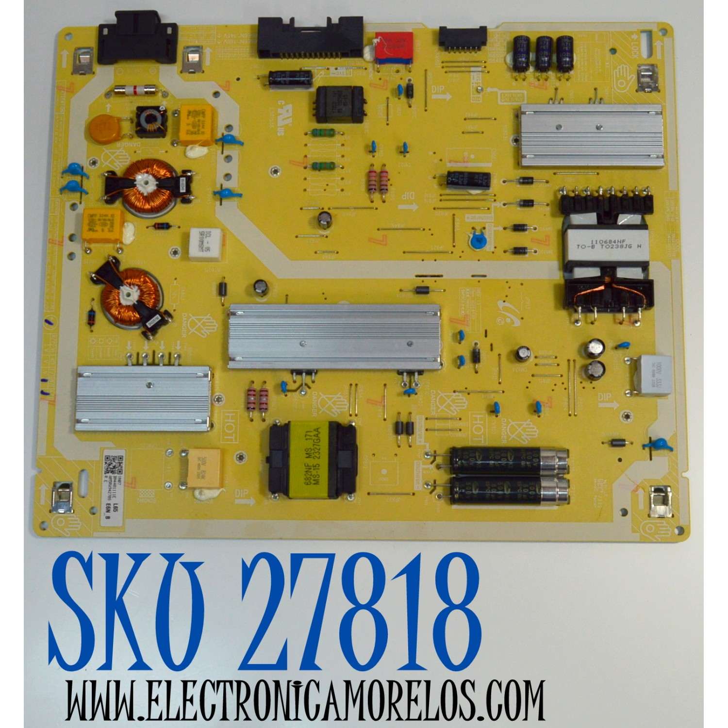 FUENTE DE PODER ORIGINAL PARA TV SAMSUNG / NUMERO DE PARTE BN44-01111E / L65E6N_BHS / BN4401111E / PANEL CY-SC065HGCV5H / DISPLAY PT650GT01-2 VER.1.0 / MODELO UN65U8000BXZA / UN65U8000BXZA XB03