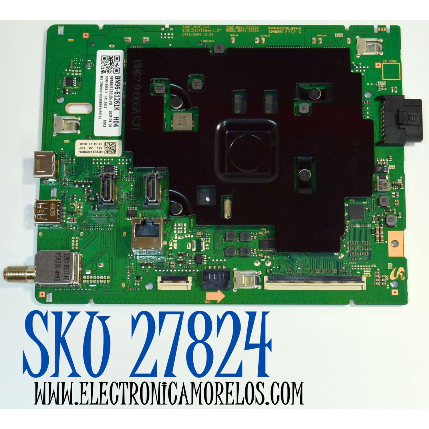 MAIN ORIGINAL PARA TV SAMSUNG 4K UHD HDR SMART TV / NUMERO DE PARTE BN96-61261K / BN41-03350A / BN41-03350 / KANT_SU2E_FU8 / BN9661261K / PANEL CY-BF050HGNV3H / DISPLAY V500DJ7-QE1 / BN96-59506A / MODELO UN50U8000FDXZA DB01 / UN50U8000FBXZA DB01