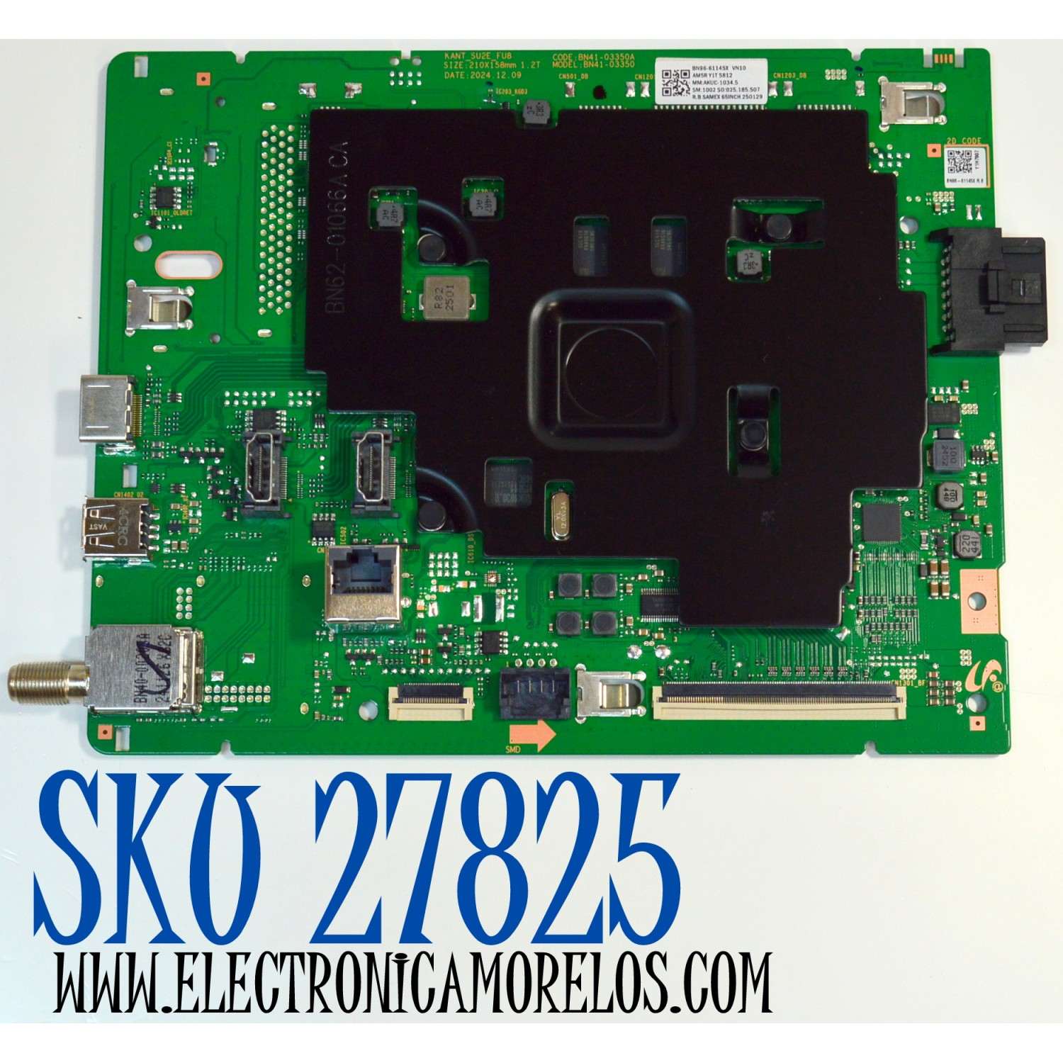 MAIN ORIGINAL PARA TV SAMSUNG 4K UHD HDR SMART TV / NUMERO DE PARTE BN96-61145X / BN41-03350A / BN41-03350 / KANT_SU2E_FU8 / BN9661145X / PANEL CY-BF065HGV8H / DISPLAY ST6451D06-9 V2.1 / MODELO UN65U8000FBXZA / UN65U8000FBXZA CB02