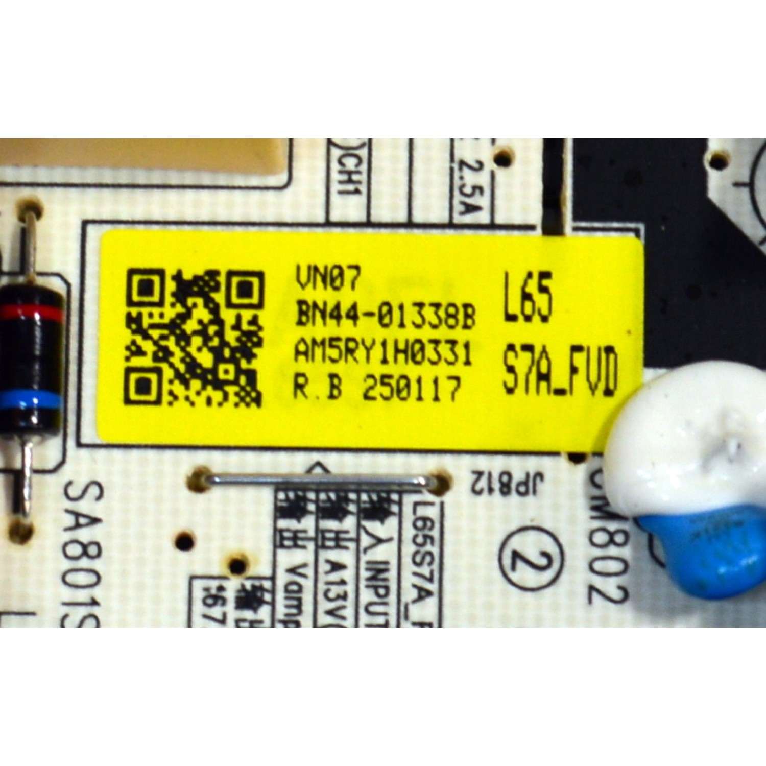 FUENTE DE PODER ORIGINAL PARA TV SAMSUNG / NUMERO DE PARTE BN44-01338B / L65S7A_FVD / BN4401338B / PANEL CY-BF065HGV8H / DISPLAY ST6451D06-9 V2.1 / MODELO UN65U8000FBXZA / UN65U8000FBXZA CB02 /UN58U8000FFXZX - Imagen 3