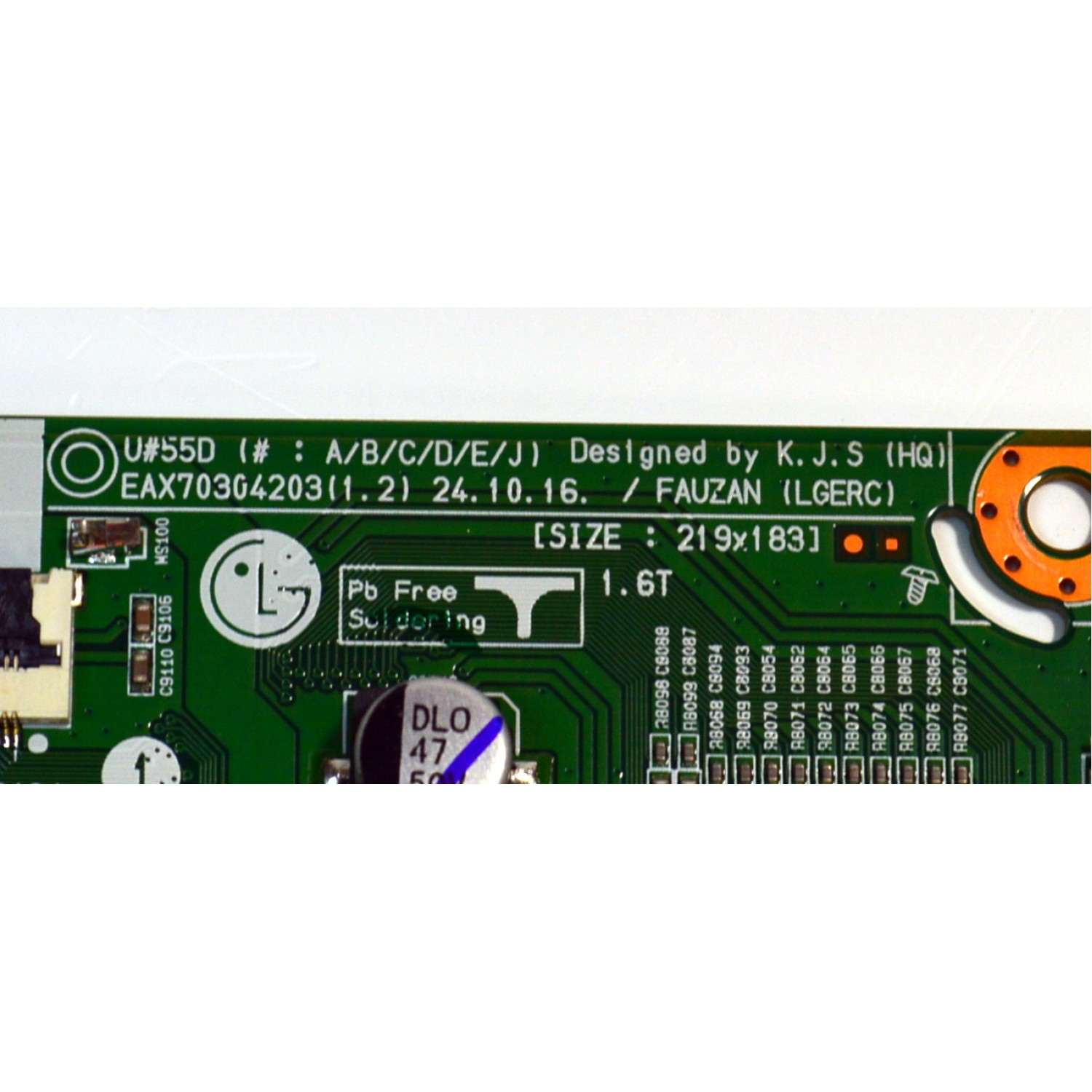 MAIN ORIGINAL PARA TV LG 4K UHD HDR SMART TV / NUMERO DE PARTE EBR24440301 / EAX70304203 / EAX70304203(1.2) / 24440301 / PANEL BOEB750WQ19F9F / DISPLAY HV750QUB-F9F / MODELO 75UA7500ZUA / 75UA7500ZUA.CUSFBH - Imagen 4