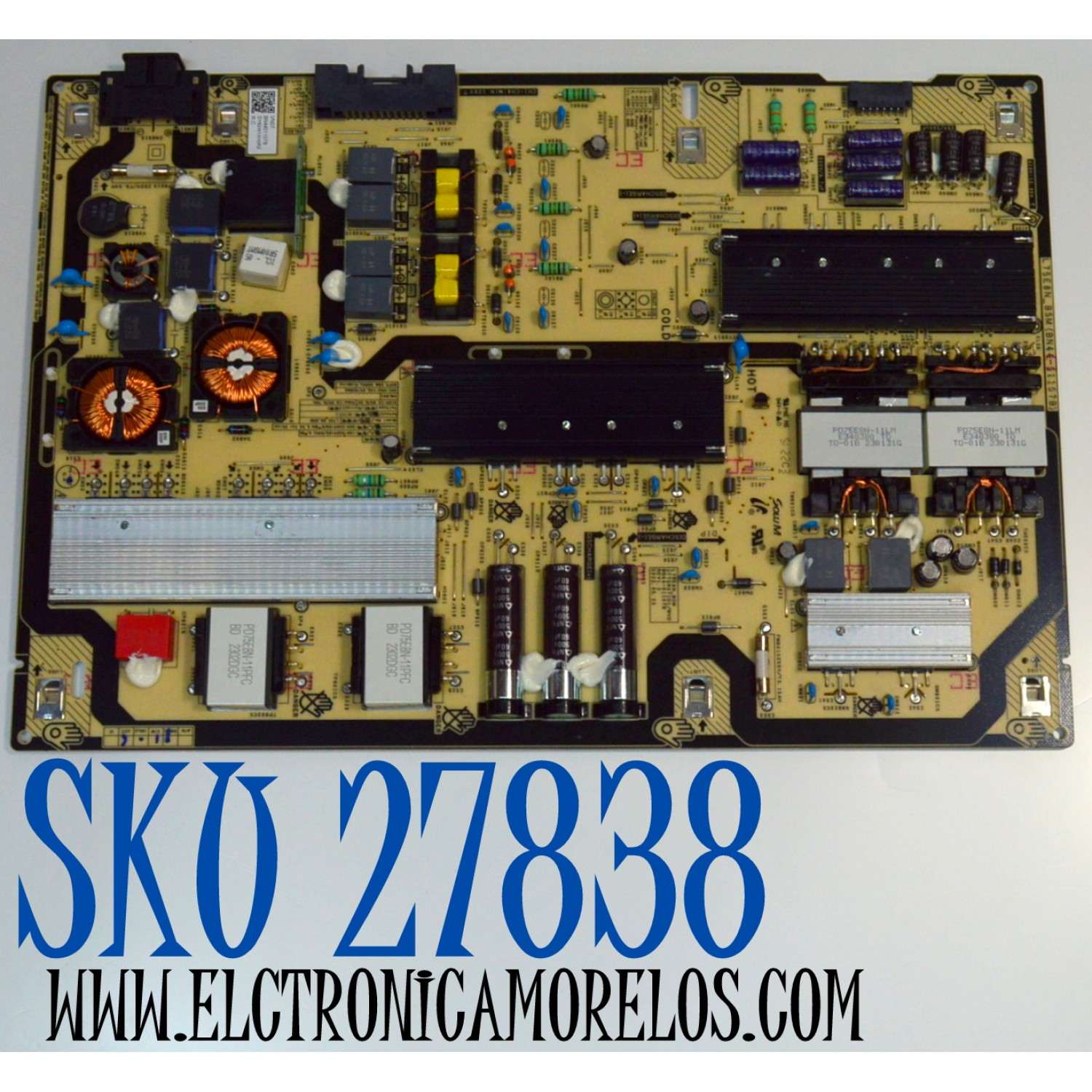 FUENTE DE PODER ORIGINAL PARA TV SAMSUNG / NUMERO DE PARTE BN44-01107B / L75E8N_BSM / BN4401107B / PANEL CY-QC075FGHV7H  / DISPLAY ST7461D04-1 VER.2.1 / BOARD CSU17-XM-1 / CSU17-XL-2 / CSU17-XR-1 / MODELO QN75Q70CDFXZA CD01 / QN75Q70CDFXZA CD05