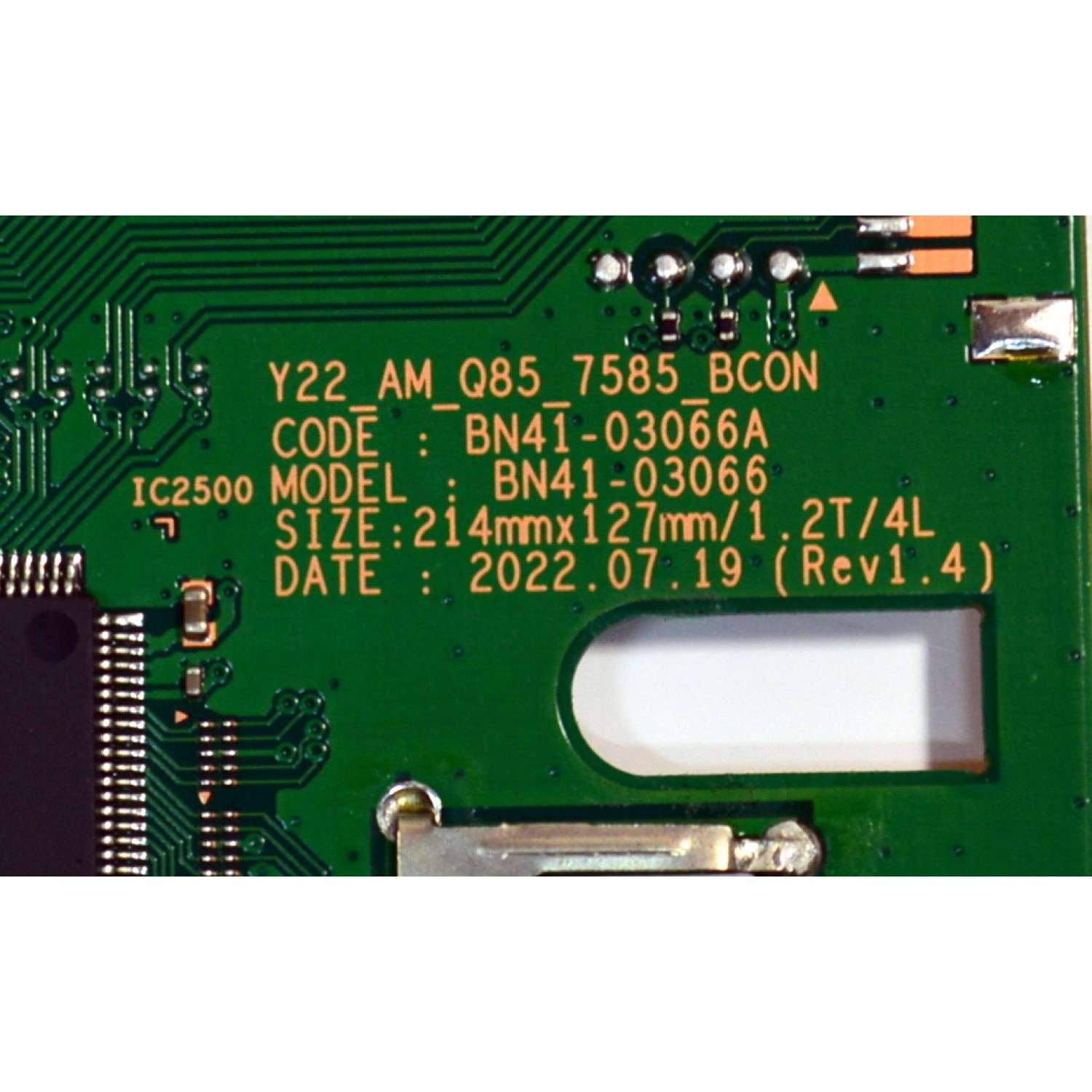 LED DRIVER ORIGINAL PARA TV SAMSUNG / NUMERO DE PARTE BN94-17797A / BN41-03066A / BN41-03066 / Y22_AM_Q85_7585_BCON / BN9417797A / BN97-20254A / PANEL CY-TC075FMEV1H / DISPLAY HV750QUB-S7B / BN96-50413A / MODELO QN75N85CAFXZA / QN75N85CAFXZA BA01 - Imagen 3