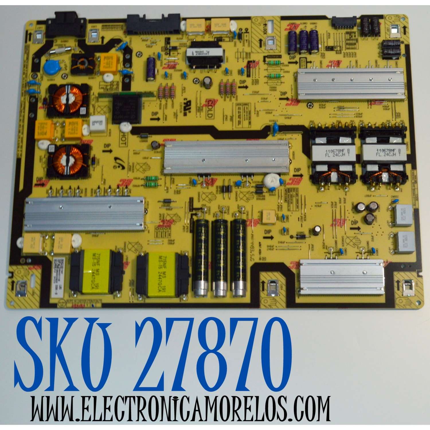 FUENTE DE PODER ORIGINAL PARA TV SAMSUNG / NUMERO DE PARTE BN44-01113B / L85E6N_BHS / BN4401113B / PANEL CY-SC085FGCV2H / DISPLAY PT850GT02-5 VER.1.0 / MODELO UN85DU8000CXZA / UN85DU8000DXZA