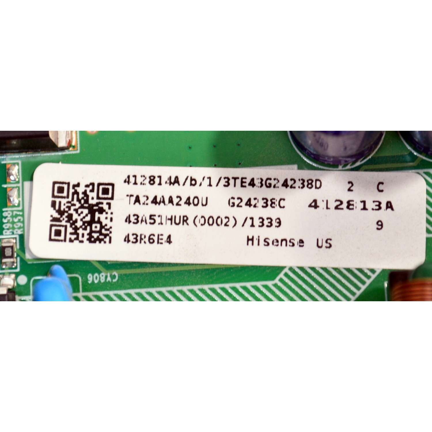 MAIN FUENTE COMBO ORIGINAL PARA TV HISENSE 4K UHD HDR ROKU TV / NUMERO DE PARTE 412814 / RSAAG7.820.12376/ROH / 412813 / 43A51HUR(0002) / G24238C / PANEL HD425Y1U71-T0L2\ROH / DISPLAY HV430QUB-F70 / MODELO 43R6E4 - Imagen 3