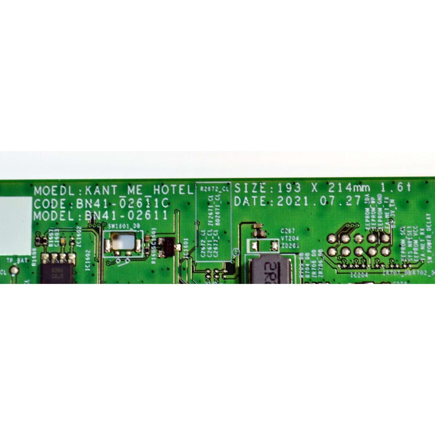 MAIN ORIGINAL PARA TV SAMSUNG / NUMERO DE PARTE BN94-17243Q / BN41-02611C / BN41-02611 / BN41-02611C-000 / DZFH2133 / BN9417243Q / BN97-18806R / PANEL CY-BT043HGAV3H / DISPLAY T430QVN03.K / BN96-52433A / MODELO HG43NT690UFXZA / HG43NT690UFXZA AA02 - Imagen 3
