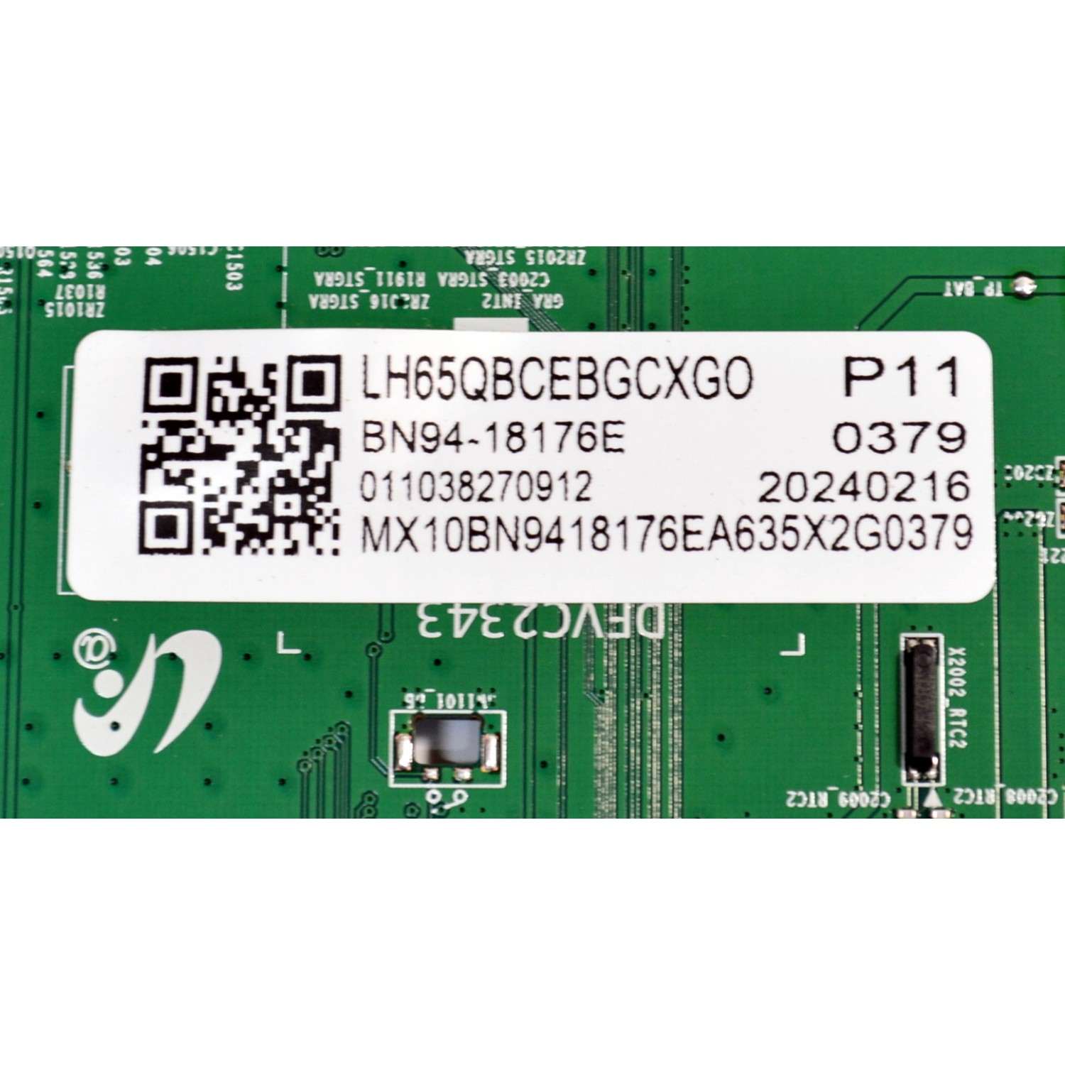 MAIN ORIGINAL PARA TV SAMSUNG / NUMERO DE PARTE BN94-18176E / BN41-03158A / BN41-03158 / BN9418176E / BN97-20769A / PANEL CY-NC065HGHVXH / DISPLAY ST6451D06-1 V2.1 / BN96-54527A / MODELO LH65QBCEBGCXGO - Imagen 5
