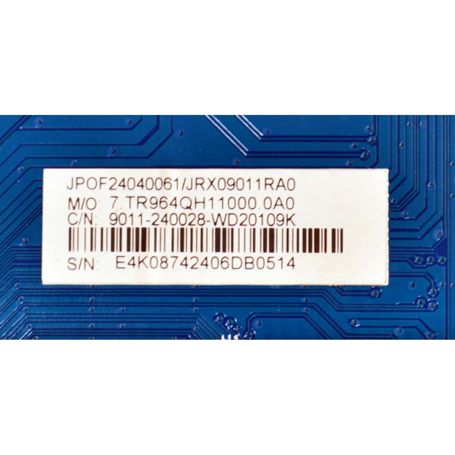 MAIN ORIGINAL PARA TV ONN ROKU 4K UHD HDR / NUMERO DE PARTE 9011-240028-WD20109K / CVR964_QH / 7TR964QH11000.0A0 / Q24030-KT / JRX09011RA0 / PANEL K500WDGF / DISPLAY CV500U5-T01 REV:01 / MODELO 100012585 50" - Imagen 3