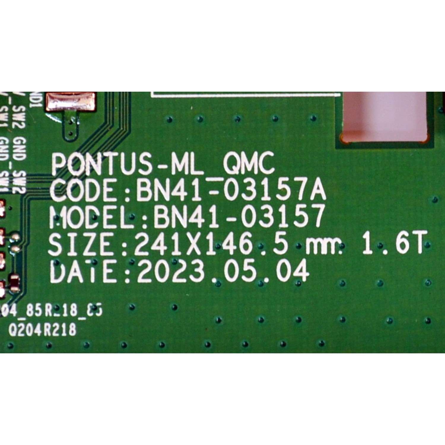 MAIN ORIGINAL PARA TV/MONITOR SAMSUNG / NUMERO DE PARTE BN94-18167A / BN41-03157A / BN41-03157 / BN41-03157A-000 / DFVC2324 / BN9418167A / BN97-20755X / PANEL CY-NC055HGHVYH / DISPLAY SG5461D11-2 VER.2.1 / MODELO LH55QMCEBGCXGO CA01 - Imagen 5