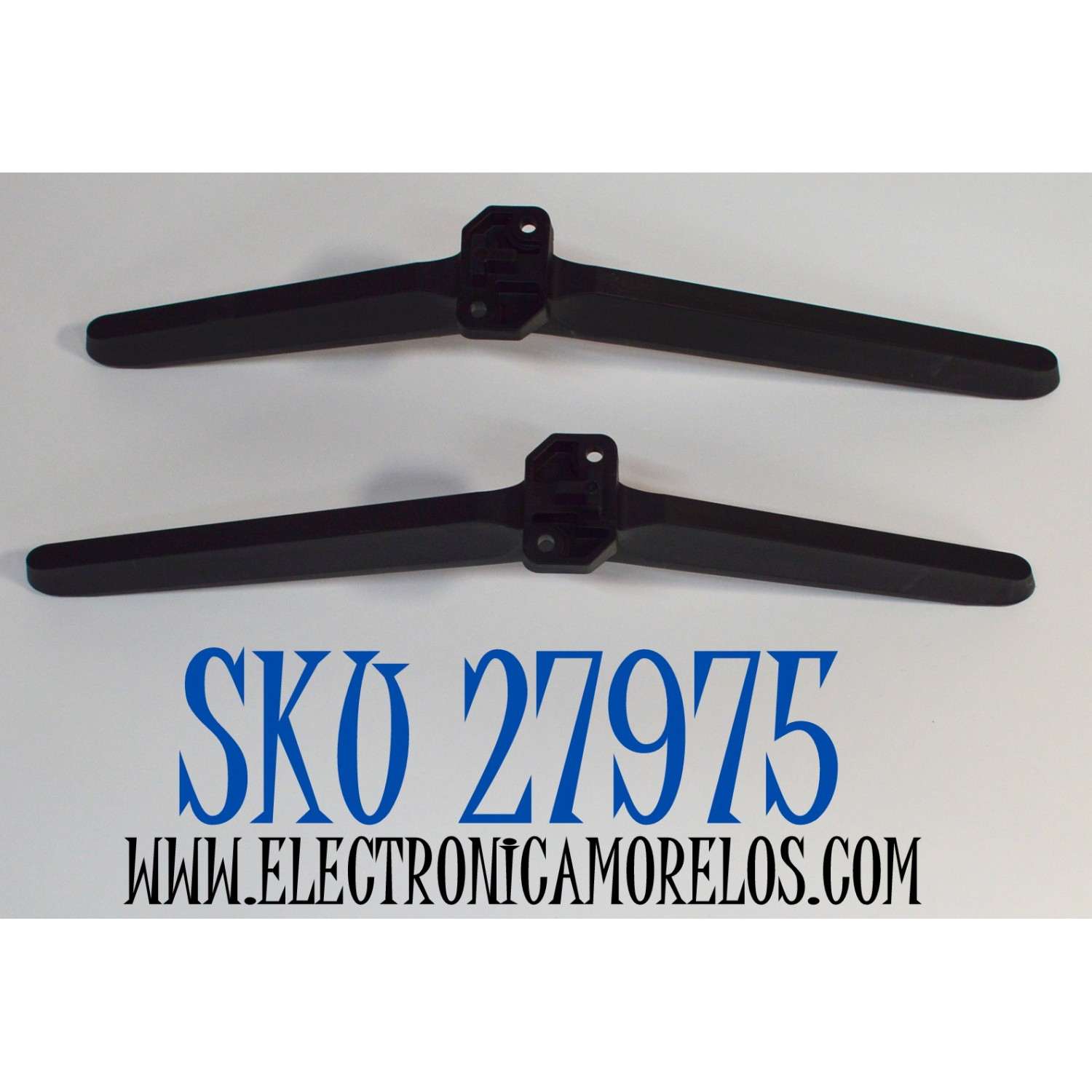 KIT DE BASES ORIGINAL PARA TV HISENSE 2 PIEZAS / NUMERO DE PARTE RSAG8.078.7359 / PA6-GF30 / MODELO 75U6K / 75QD6N / 75R6E5 / 70R6E4 / 70A65H / 70A6H / 70R63G / 70R6E5