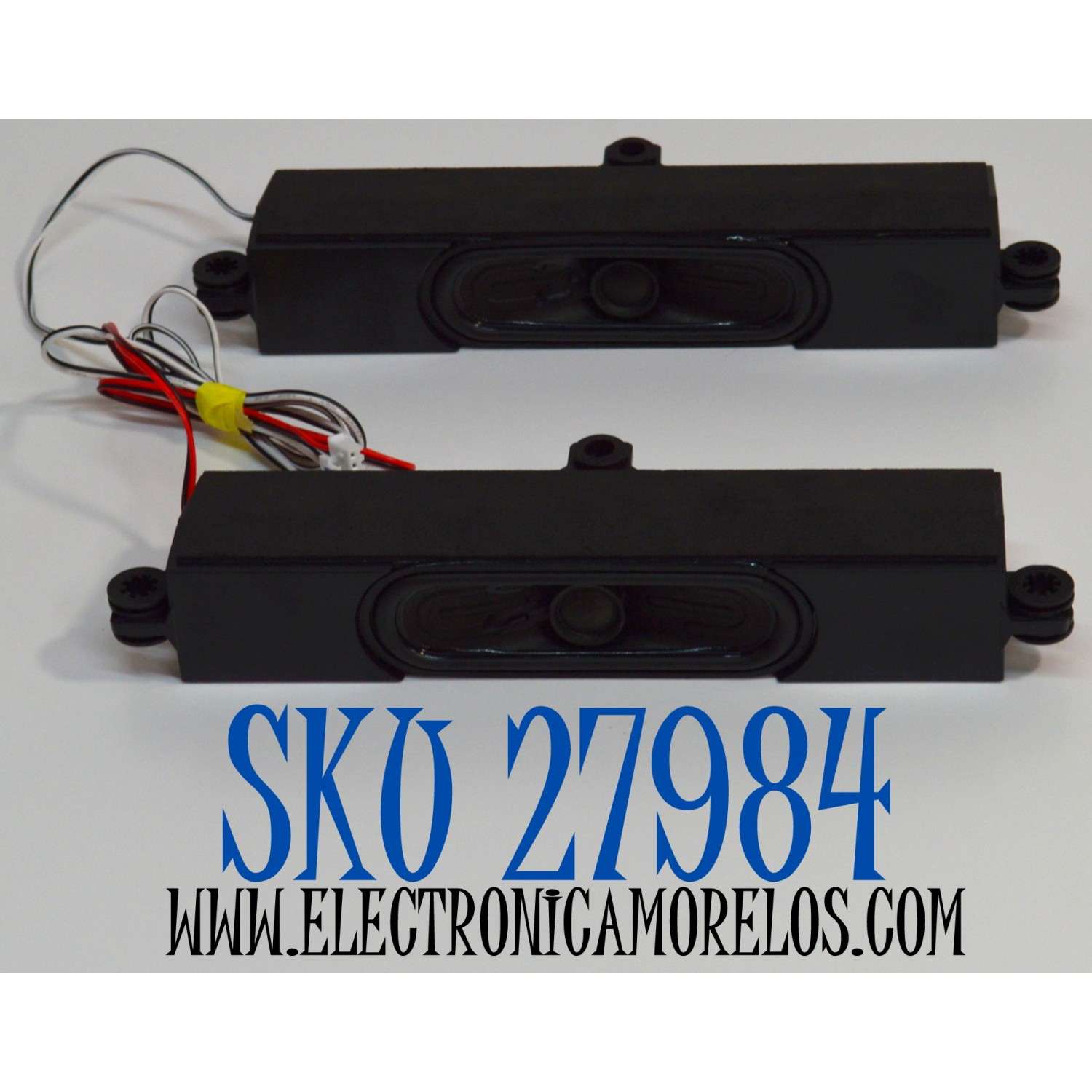 KIT DE BOCINAS ORIGINAL PARA TV ONN 2 PIEZAS / NUMERO DE PARTE MTC55 / MODELO 100012585 50" / 100012586 55" / LT-55MAW705