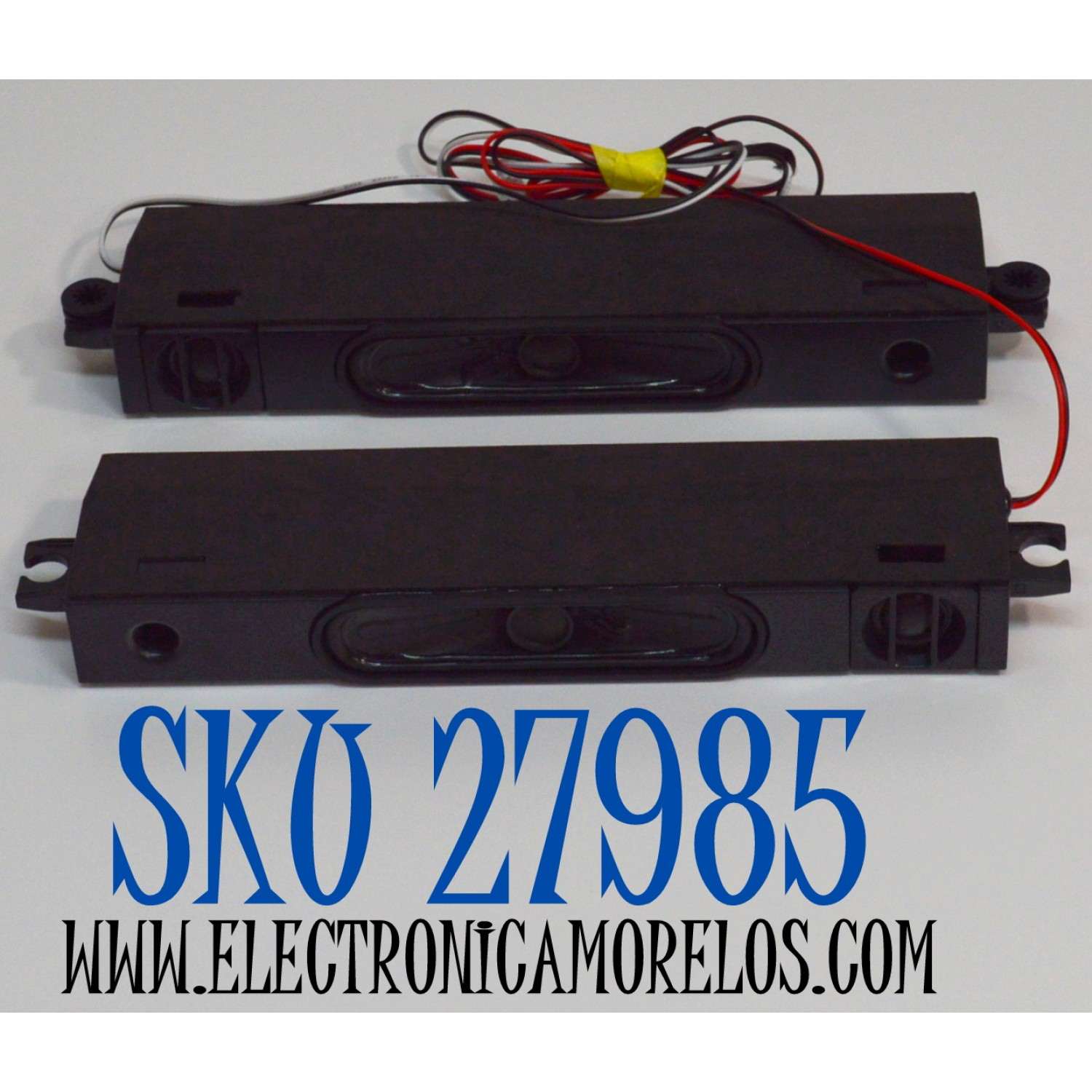 KIT DE BOCINAS ORIGINAL PARA TV ONN 2 PIEZAS / NUMERO DE PARTE MTC65LED / MODELO 65R4A5R / 100044717 75" / 100012588 70"