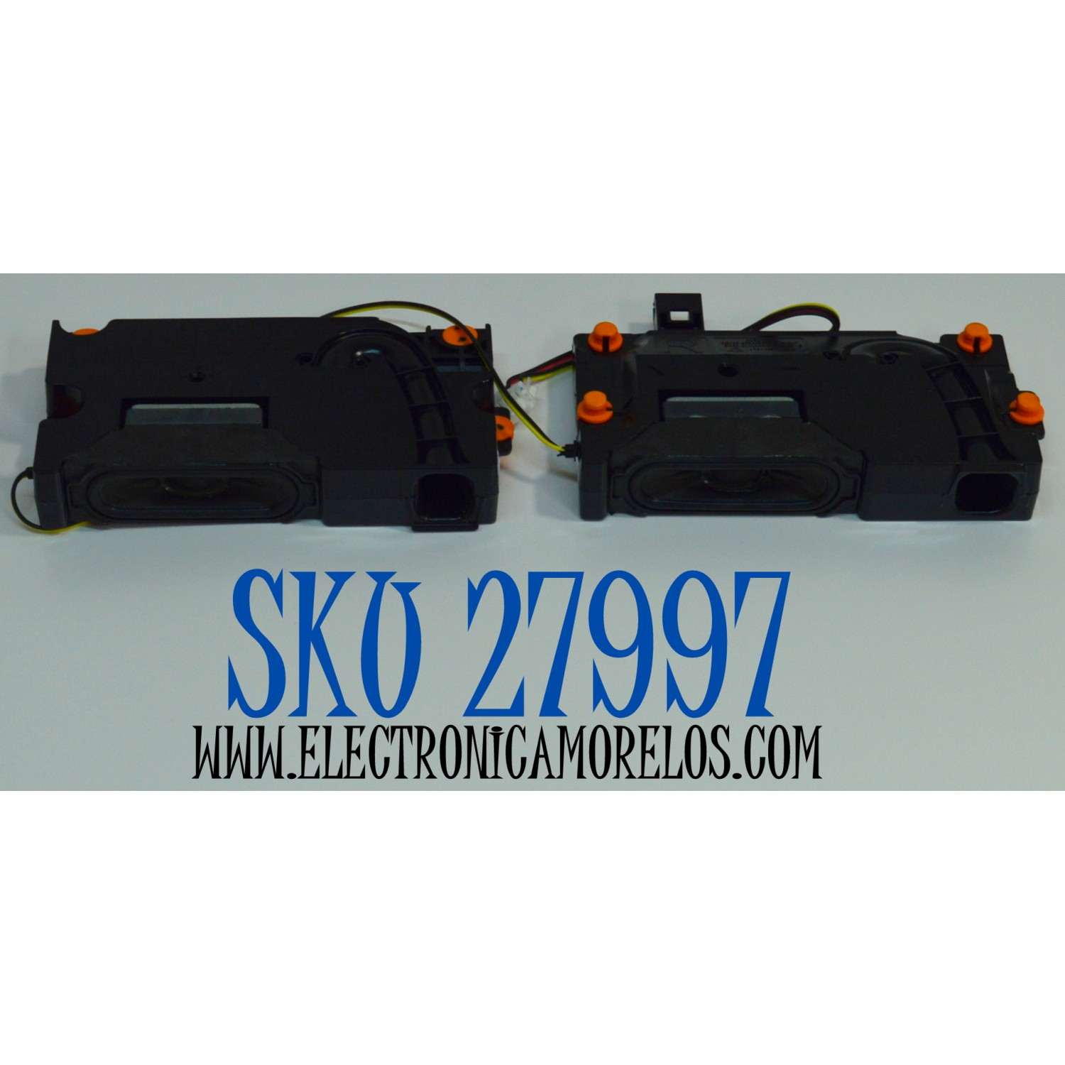 KIT DE BOCINAS ORIGINAL PARA TV SAMSUNG 2 PIEZAS / NUMERO DE PARTE BN96-58391A / BN63-21112AX001 / BN63-21110AX001 / BN63-21109X001 / BN63-21111AX001 / 43DU7000 / C13M09SV31 / MODELO UN43DU7200BXZA / UN43DU7200BXZA XB01
