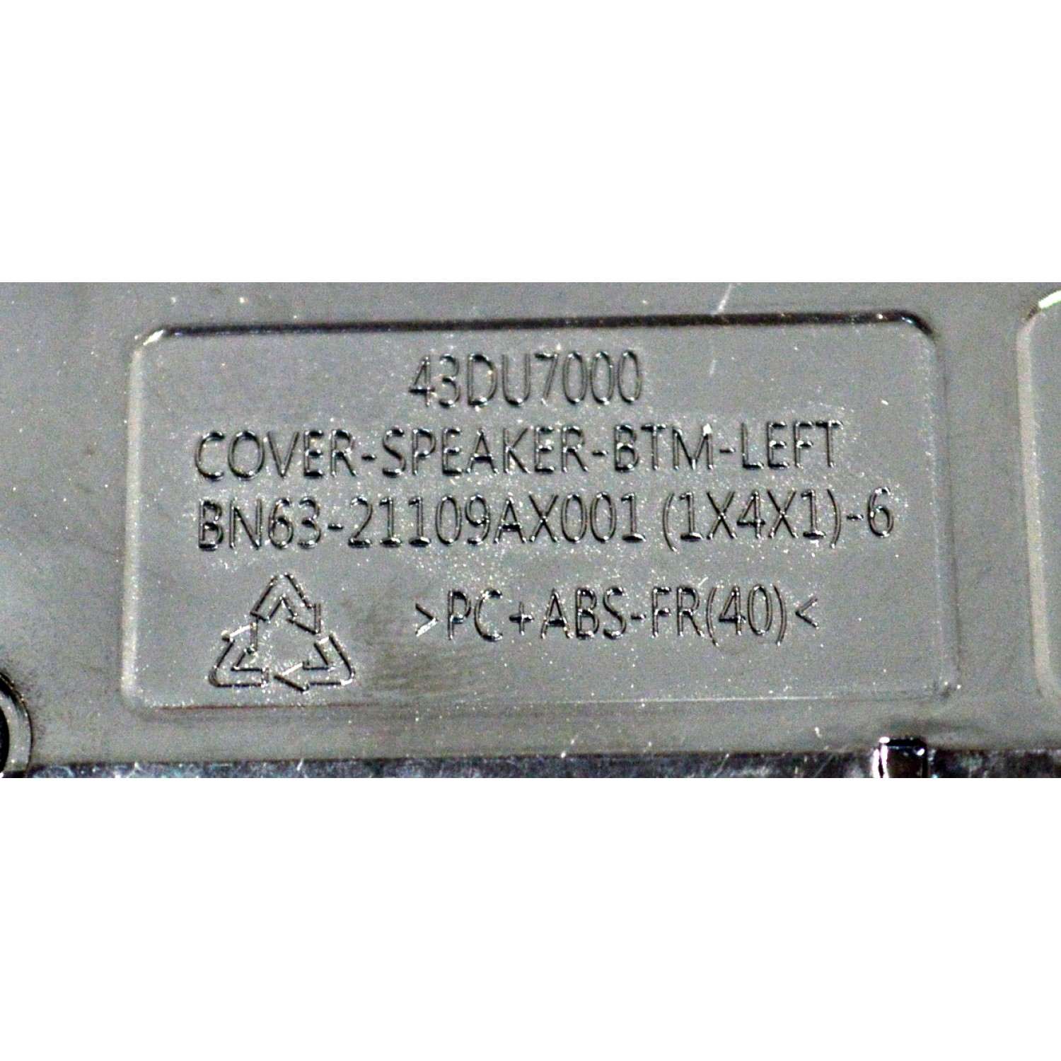 KIT DE BOCINAS ORIGINAL PARA TV SAMSUNG 2 PIEZAS / NUMERO DE PARTE BN96-58391A / BN63-21112AX001 / BN63-21110AX001 / BN63-21109X001 / BN63-21111AX001 / 43DU7000 / C13M09SV31 / MODELO UN43DU7200BXZA / UN43DU7200BXZA XB01 - Imagen 3