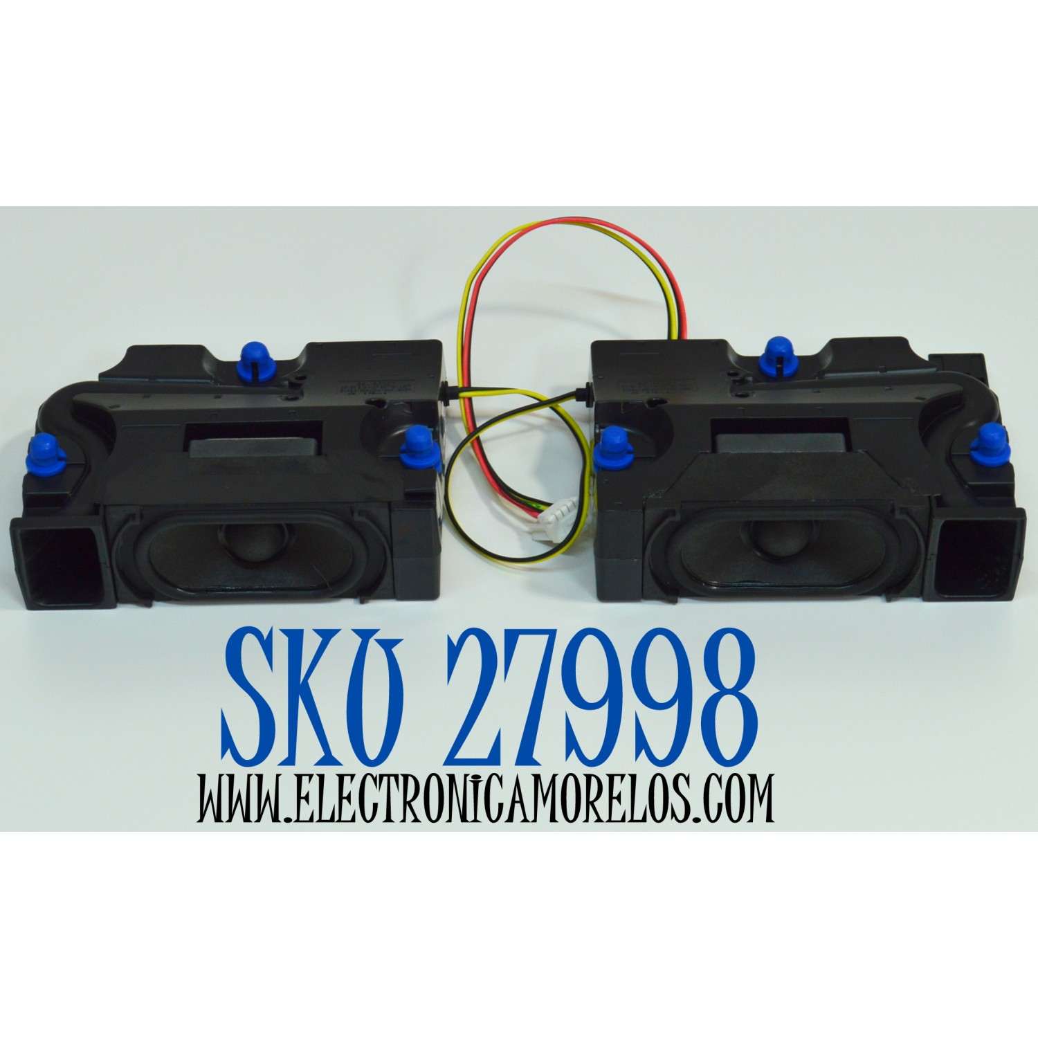 KIT DE BOCINAS ORIGINAL PARA TV SAMSUNG 2 PIEZAS / NUMERO DE PARTE BN96-60625A / BN63-21524X004 / BN63-21525X004 / BN63-25123X004 / BN63-21522X004 / HSN22R-BK00749 / C24M31SV32 /  MODELO UN43U8000FBXZA / UN50U8000FDXZA / UN75U8000FDXZA