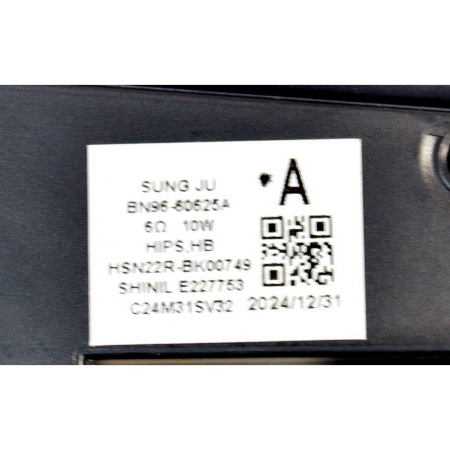 KIT DE BOCINAS ORIGINAL PARA TV SAMSUNG 2 PIEZAS / NUMERO DE PARTE BN96-60625A / BN63-21524X004 / BN63-21525X004 / BN63-25123X004 / BN63-21522X004 / HSN22R-BK00749 / C24M31SV32 /  MODELO UN43U8000FBXZA / UN50U8000FDXZA / UN75U8000FDXZA - Imagen 6