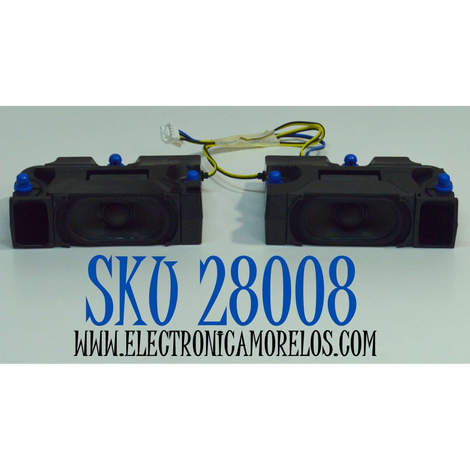 KIT DE BOCINAS ORIGINAL PARA TV SAMSUNG 2 PIEZAS / NUMERO DE PARTE BN96-60625B / HSN22R-BK00749 / 65U8000F / BN63-21524X002 / BN63-21525X002 / BN63-21523X002 / BN63-21522X002 / MODELO UN65U8000FDXZA / UN65U8000FDXZA UB07