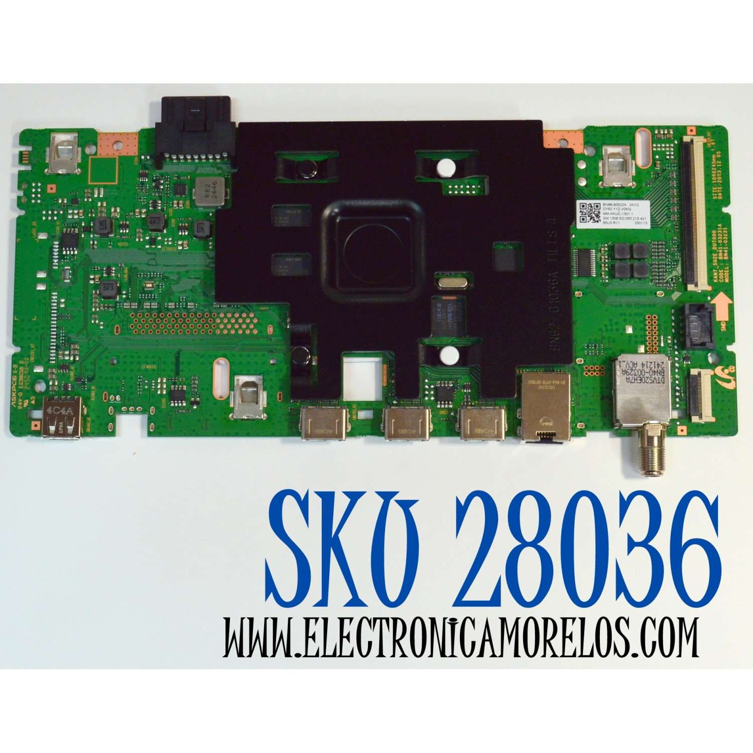MAIN ORIGINAL PARA TV SAMSUNG 4K UHD HDR SMART TV / NUMERO DE PARTE BN96-60522A / BN41-03231A / KANT_SU2E_DU7000 / BN9660522A / PANEL CY-BD085HGCV5H / DISPLAY PT850GT01-1 VER.1.1 / BOARD PT850GT01-1-XR-5 / PT850GT01-1-XL-3 / MODELO UN85DU7200DXZA XF07