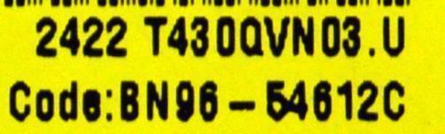 MAIN ORIGINAL PARA TV SAMSUNG 4K UHD QLED / NUMERO DE PARTE BN94-18388U / BN41-03226A / BN41-03226 / BN9418388U / DFVC2417 / PANEL CY-QD043HHAV1H / DISPLAY T430QVN03.U / BN96-54612C / MODELO QN43LS03DDFXZA / QN43LS03DDFXZA AA01 - Imagen 2