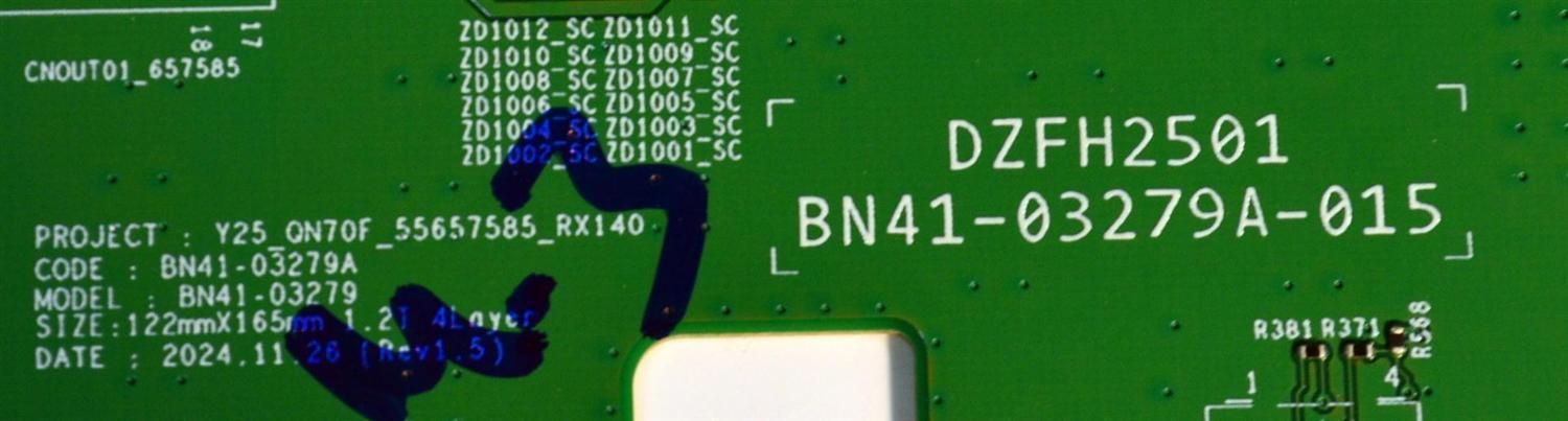 LED DRIVER ORIGINAL PARA TV SAMSUNG / NUMERO DE PARTE BN94-18541A / BN41-03279A / BN41-03279 / BN41-03279A-015 / DZFH2501 / BN9418541A / BN97-21870A / PANEL CY-QF055RLAV1H / DISPLAY T550QVN07.Y / BN96-60290A / MODELO QN55QN70FDXZA / QN55QN70FDXZA AA01 - Imagen 4