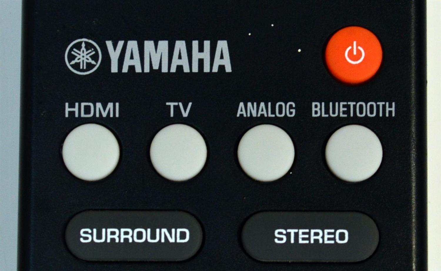 CONTROL REMOTO ORIGINAL YAMAHA PARA BARRA DE DE SONIDO / PERMITE CONTROLAR FUNCIONES COMO HDMI / TV / ANALOGO /BLUETOOTH / NUMERO DE PARTE FSR70 / YAS-107 / FRS78 / ZV28960 / YAS-106 / YAS-207 / ATS-1060 / ATS-1070 / ATS-2070 - Imagen 2