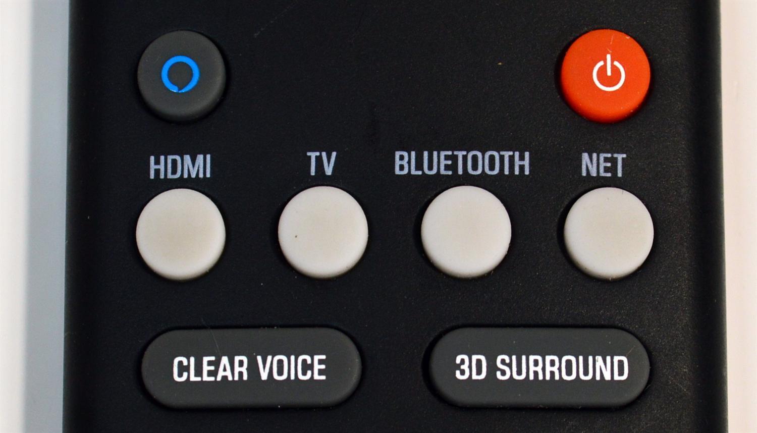 CONTROL REMOTO ORIGINAL YAMAHA PARA BARRAS DE SONIDO / CONTROLA FUNCIONES COMO HDMI / TV / BLUETOOTH / RED / NUMERO DE PARTE VAF7640 / FRS70 / FRS78 / ZV28960 / VDQ7610 / MODELO YAS-209 / SR-C30A / YAS-108 / SR-C20A / SR-B20A / ATS-1080 / ATS-1090 - Imagen 3