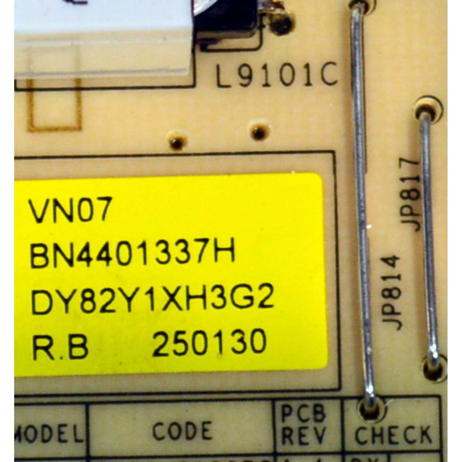 FUENTE DE PODER ORIGINAL PARA TV SAMSUNG / NUMERO DE PARTE BN44-01337H / L55S7A_FVD / BN4401337H / PANEL CY-BF055HGXV8H / DISPLAY LC550EQC (SS)(A4) / MODELO UN55U8000FBXZA - Imagen 3