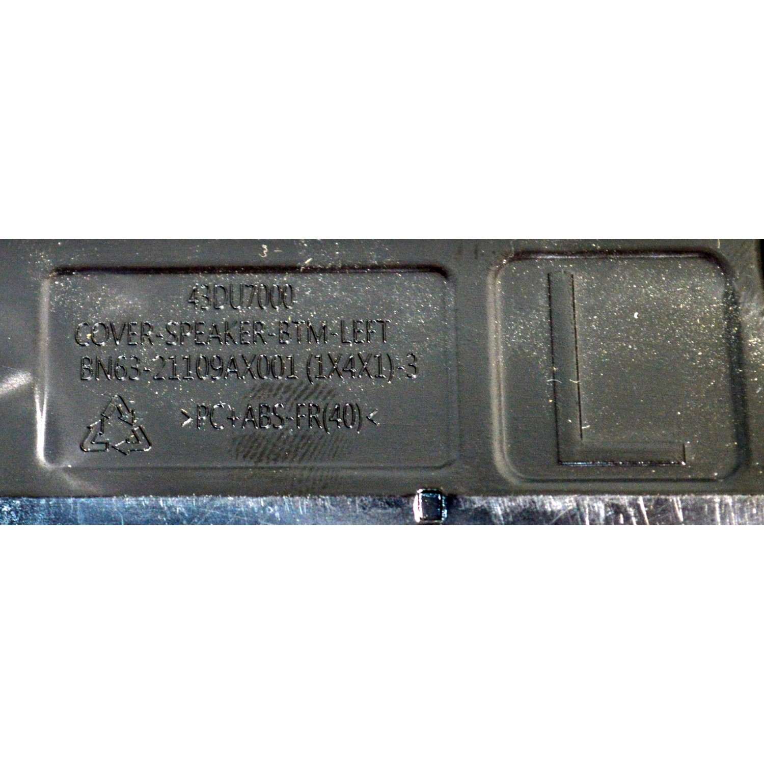 KIT DE BOCINAS ORIGINAL PARA TV SAMSUNG 2 PIEZAS / NUMERO DE PARTE BN96-58391C / BN63-21112AX001 / BN63-21110AX001 / BN63-21111AX001 / BN63-21109AX001 / 43DU7000 / GC-1019A / B24J05SV22 / MODELO UN55DU7200BXZA  / UN55DU7200BXZA SF14 - Imagen 2