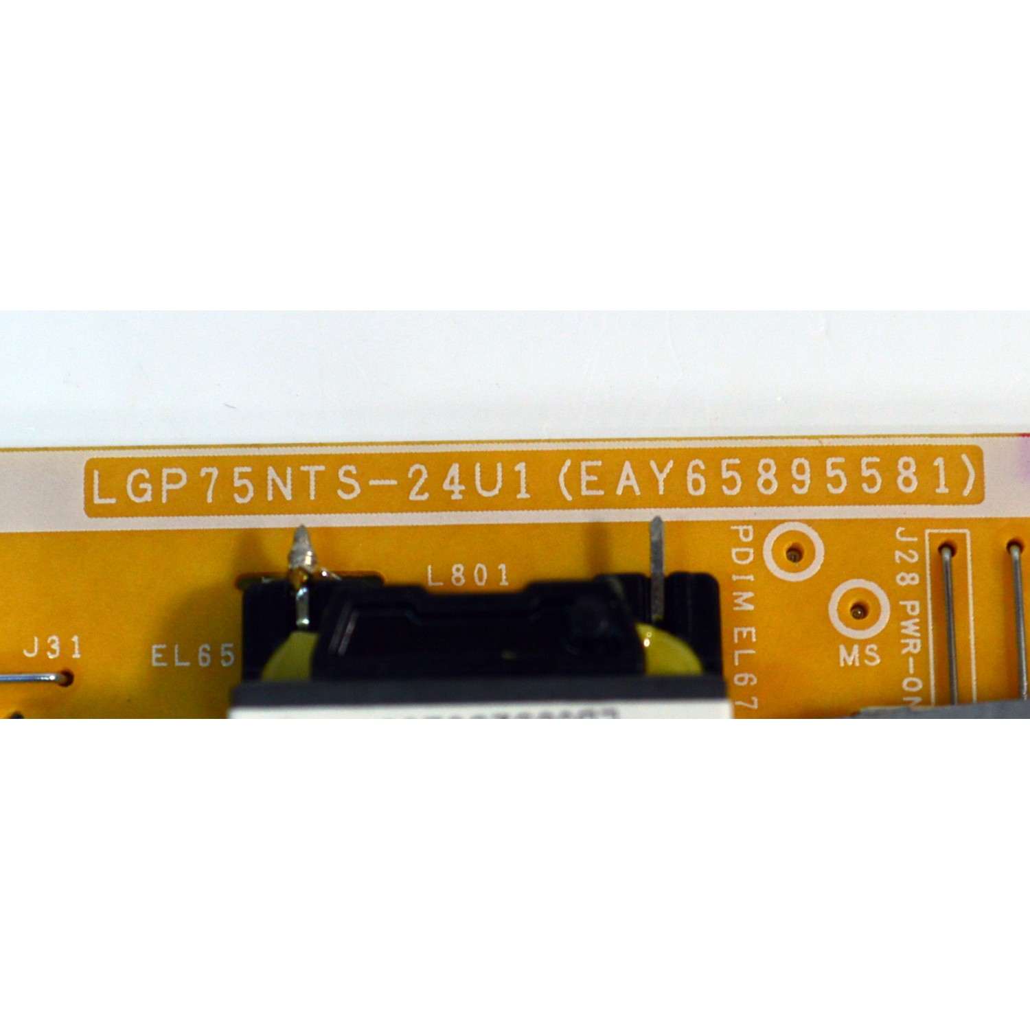 FUENTE DE PODER ORIGINAL PARA TV LG / NUMERO DE PARTE EAY65895581 / LGP75NTS-24U1 / ST75P211A1/WHE / ML41A050983A / 65895581 / PANEL NC750TQG-ABKHG / DISPLAY HV750QUB-F9E / MODELO 75UT7000PUA.BUSFLKR / 75UA7100AUB.BUSFLKR - Imagen 2