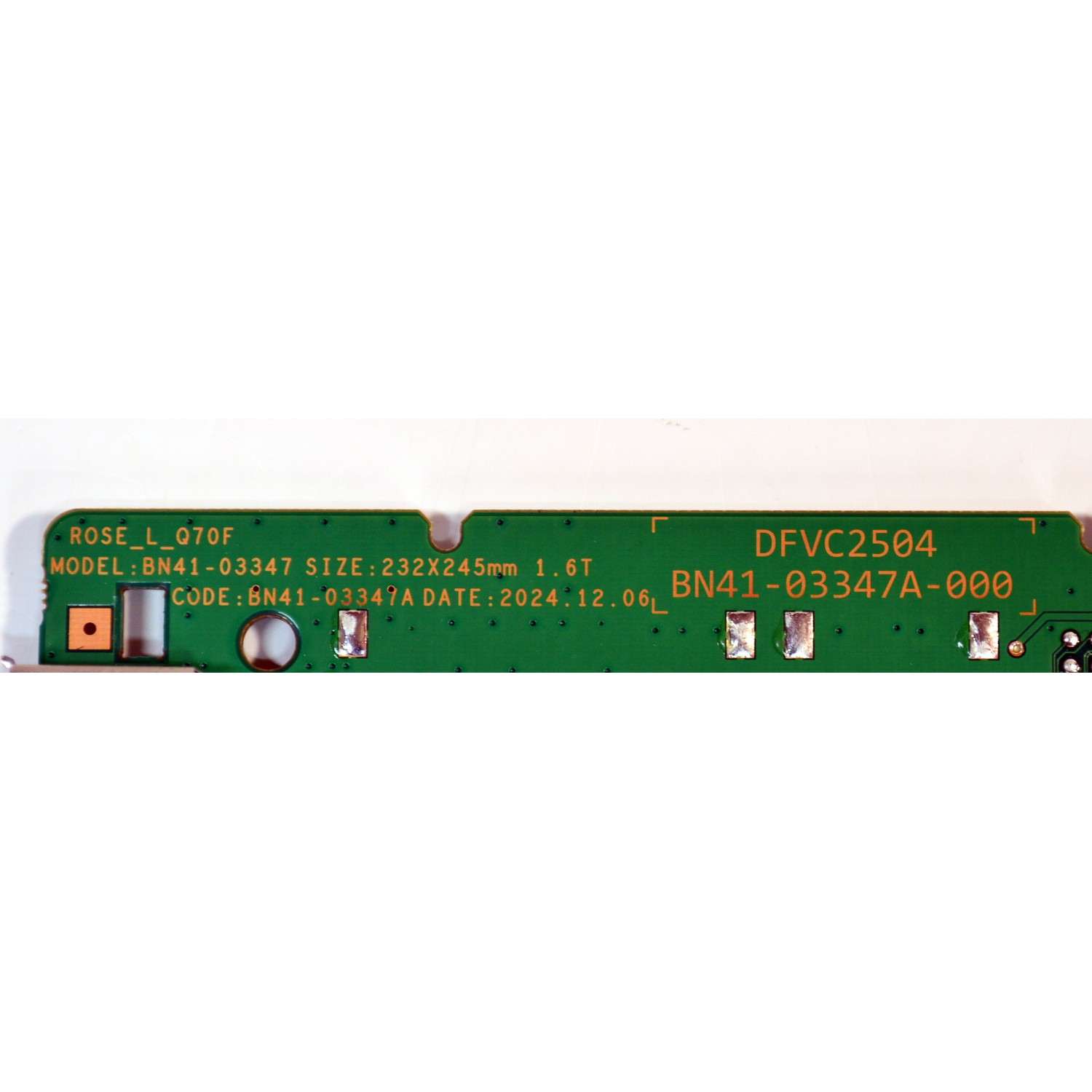 MAIN ORIGINAL PARA TV SAMSUNG 4K UHD HDR SMART TV / NUMERO DE PARTE BN94-18652U / BN41-03347A / BN41-03347 / BN41-03347A-000 / DFVC2504 / BN9418652U / PANEL CY-TF075HGSV1H / DISPLAY JR745R3HC5K / BN96-59789A / MODELO QN75Q7FBAFXZA UA01 - Imagen 3