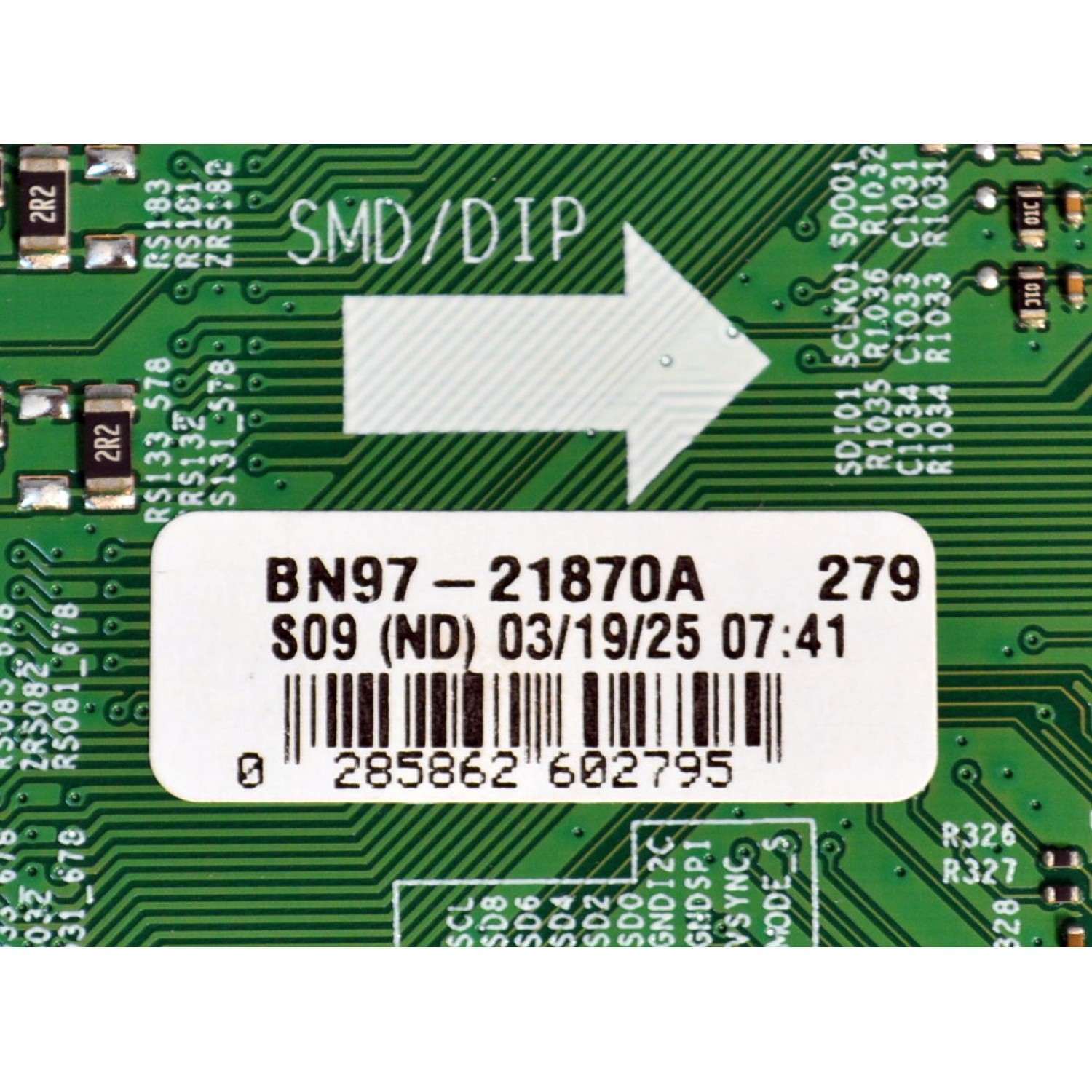LED DRIVER ORIGINAL PARA TV SAMSUNG / NUMERO DE PARTE BN94-18541A / BN41-03279A / BN41-03279 / BN41-03279A-015 / DZFH2501 / BN9418541A / BN97-21870A / PANEL CY-QF055RLAV1H / DISPLAY T550QVN07.Y / BN96-60290A / MODELO QN55QN70FDXZA / QN55QN70FDXZA AA01 - Imagen 3