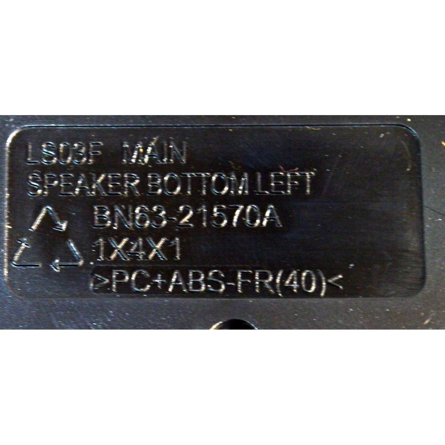 KIT DE BOCINAS ORIGINAL PARA TV SAMSUNG 2 PIEZAS / NUMERO DE PARTE BN96-60683B / BN63-21575A / BN63-21570A / BN63-21577A / BN63-21576A / LS03F / GC-1059RC / B75B20BJ07 / MODELO Q75LS03FWF - Imagen 4