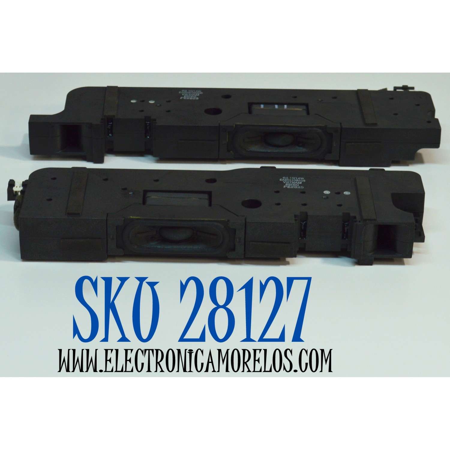 KIT DE BOCINAS ORIGINAL PARA TV LG 2 PIEZAS / NUMERO DE PARTE EAB65108505 / EAB65108506 / PE2825 / MODELO OLED77B2PUA / OLED77B3PUA