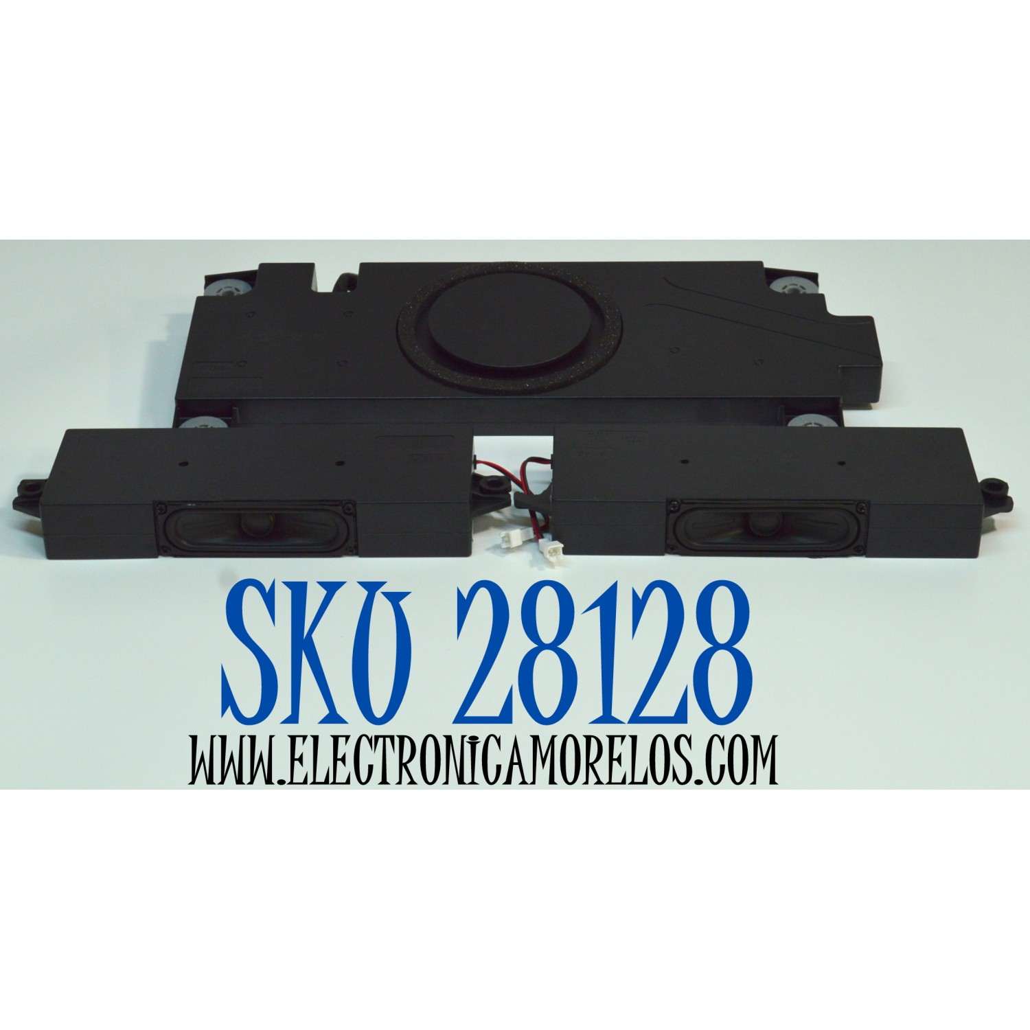 KIT DE BOCINAS ORIGINAL PARA TV PANASONIC 3 PIEZAS / NUMERO DE PARTE 42-WFB321 / 42-WFB330 / 42-WFB321-X6HX1HX / 42-WFB330-X4TX2HX / SKLS / MODELO TV-65W95APK