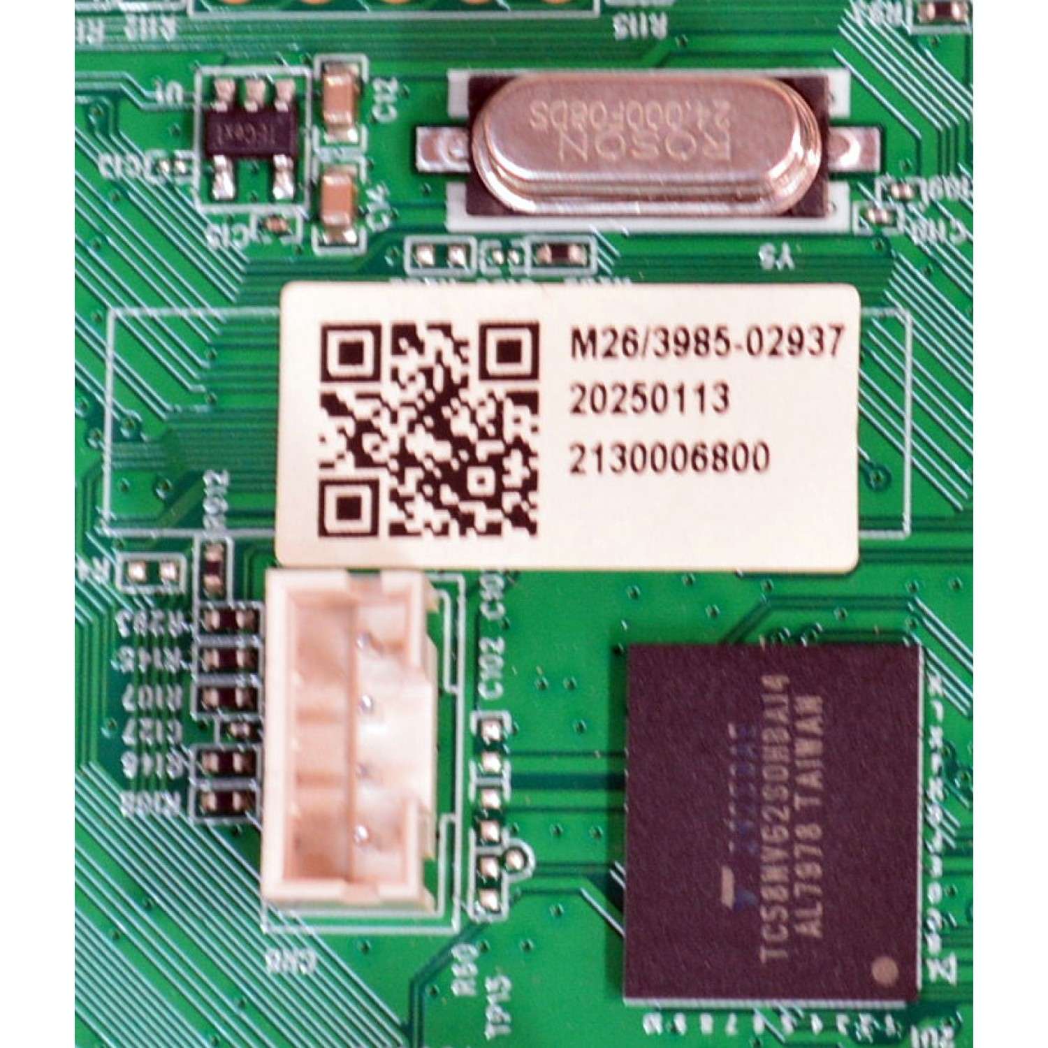MAIN FUENTE COMBO ORIGINAL PARA TV ONN ROKU / NUMERO PARTE 515CT9501M26 / AMT9501-ZC01-01 / M26/3985-02937 / 2130006800 / M25010-MU / PANEL HV320WHB-F56 / DISPLAY HV320WHB-F56 REV.4.0 / MODELO 100012589 32" - Imagen 3