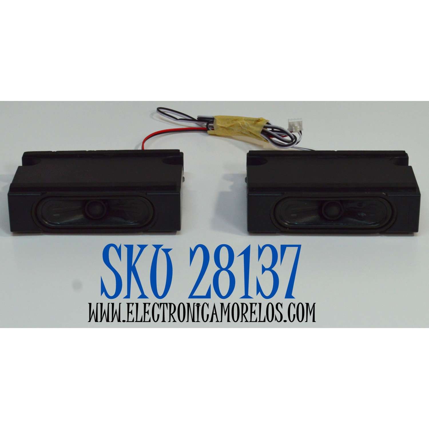 KIT DE BOCINAS ORIGINAL PARA TV VIZIO 2 PIEZAS / NUMERO DE PARTE 6916B000 / 6916B000-46000 / MODELO V655-J09 / V655-J09 LINIG2TY