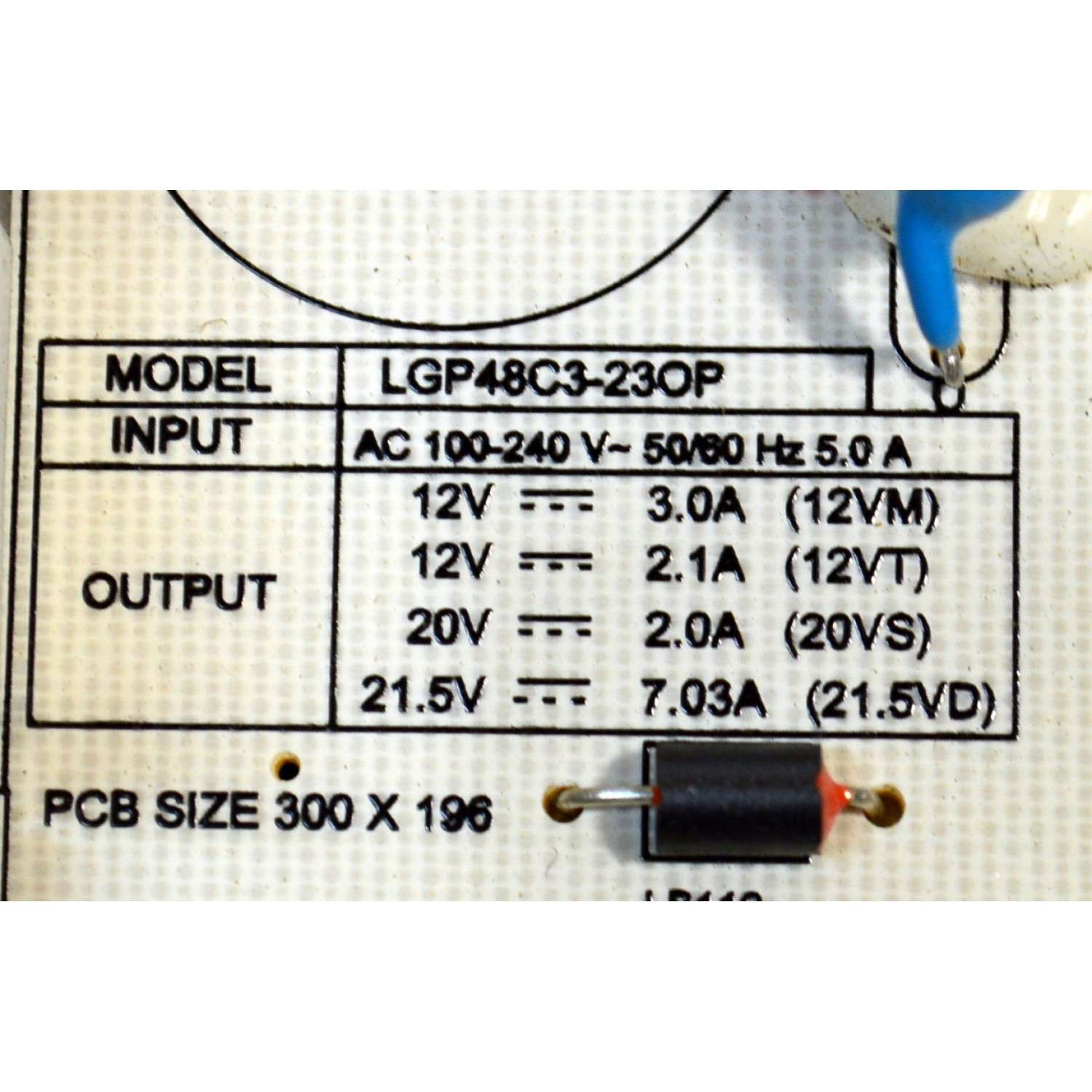 FUENTE DE PODER ORIGINAL PARA TV LG / NUMERO DE PARTE EAY65768829 / LGP18C3-23OP / EPCA26CC2A / 3PCR03221A / 65768829 / PANEL AC480AQL / MODELO OLED48C3PUA.DUSQLJR / OLED48C3AUB.DUSQLJR - Imagen 4