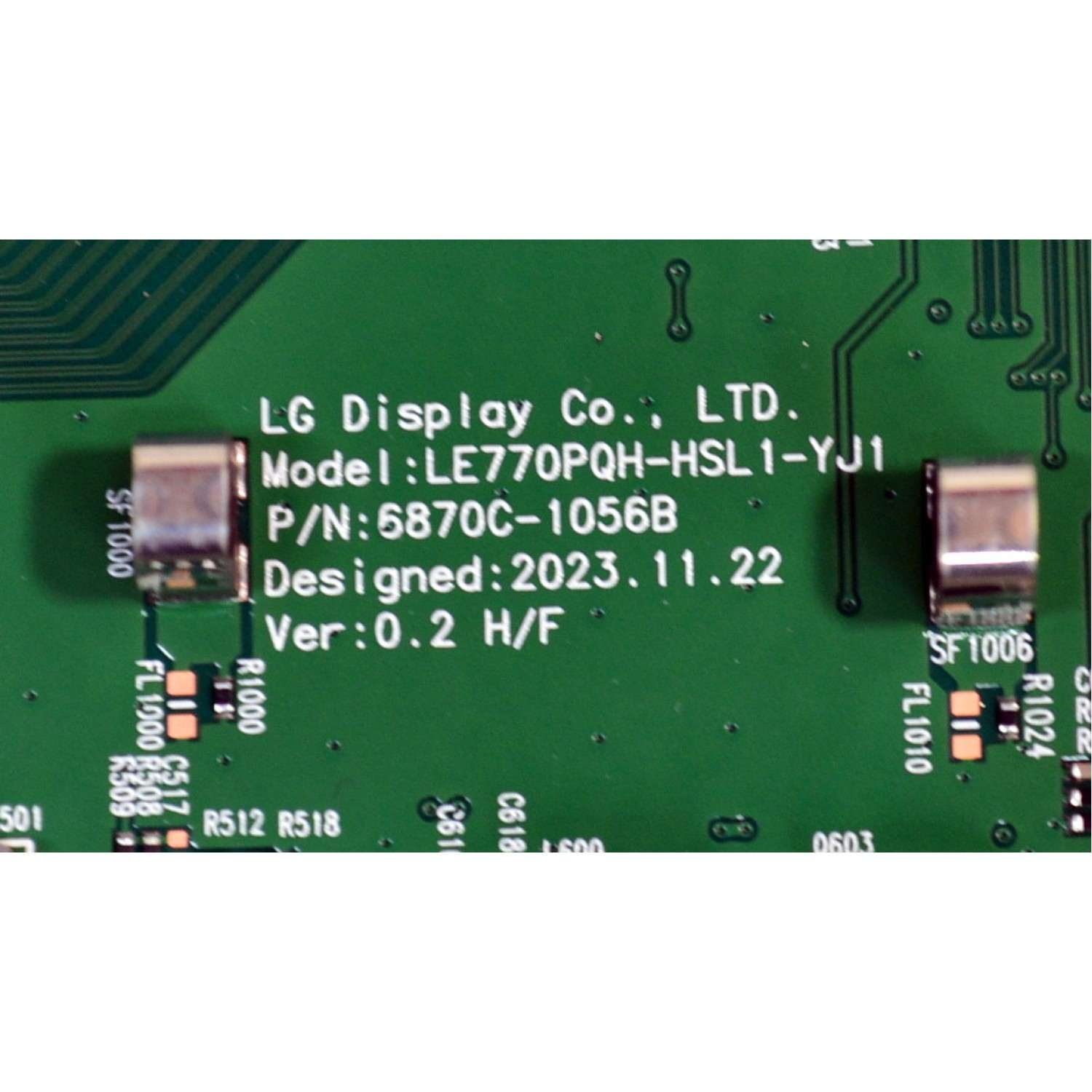 T-CON ORIGINAL PARA TV LG / NUMERO DE PARTE 6871L-7806B / 6870C-1056B / LE770PQH-HSL1-YJ1 / LE770PQH (HS)(L3) / 7806B / MODELO OLED77G4WUA / OLED77G4WUA.DUSQLJR - Imagen 3