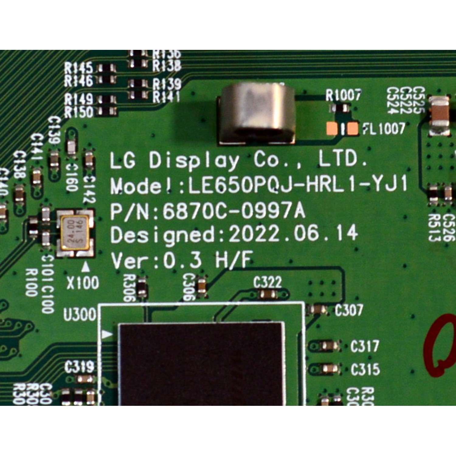 T-CON ORIGINAL PARA TV LG / NUMERO DE PARTE 6871L-7244A / 6870C-0997A / LE650PQJ-HRL1-YJ1 / LE650PQJ (HR)(L1) / 7244A / MODELO OLED65G3PUA / OLED65G3PUA.DUSQLJR - Imagen 4