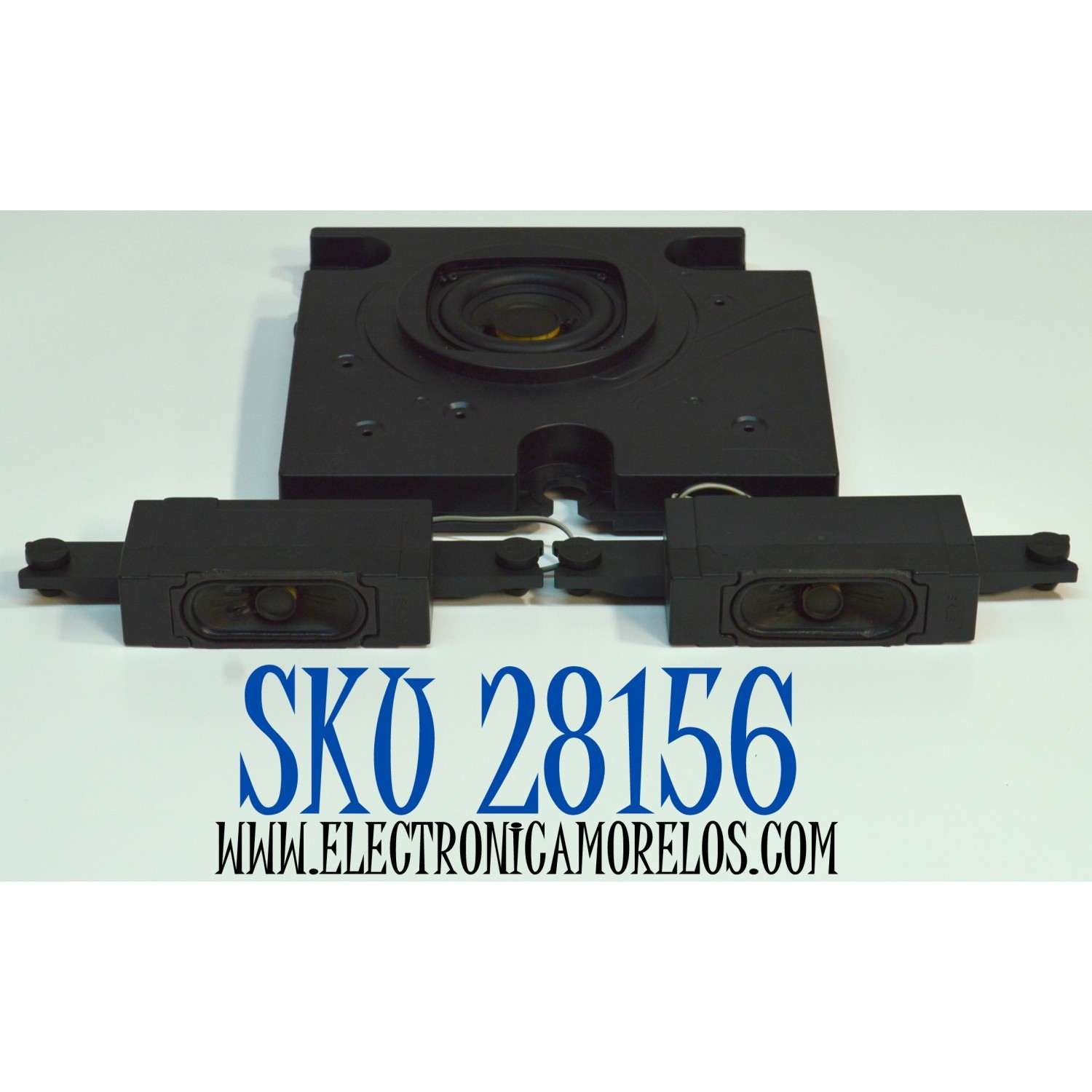 KIT DE BOCINAS ORIGINAL PARA TV TCL 3 PIEZAS / NUMERO DE PARTE 12302-500224 / G0202-000229 / BG521035-C1-X1 / B5218732-E1-X1 / MODELOS 55QM7K / 65QM7K / 75QM7K / 58S571F