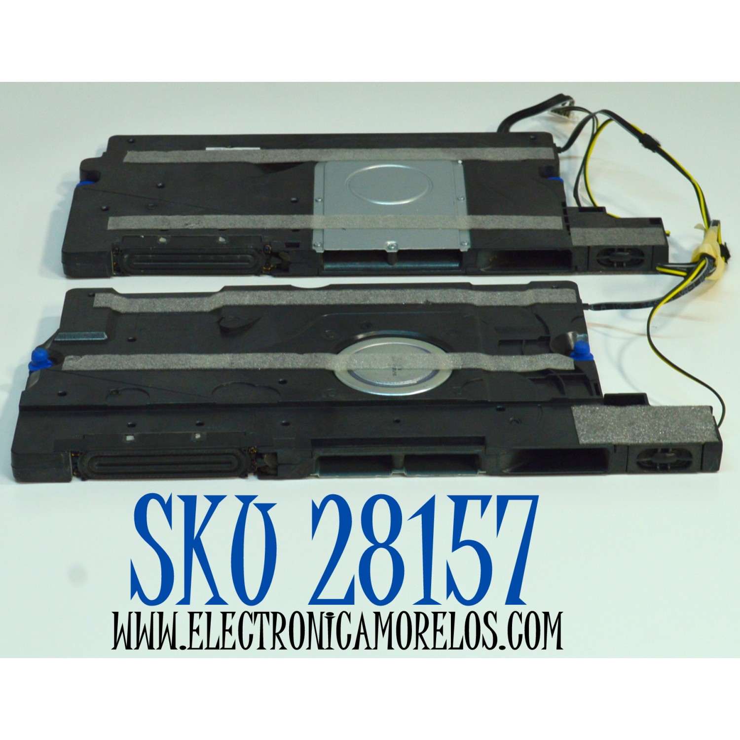 KIT DE BOCINAS ORIGINAL PARA TV SAMSUNG 2 PIEZAS / NUMERO DE PARTE BN96-56296D / BN63-20628 X001 / BN64-20631 X001 / BN63-20630 X001 / BN63-20629 X001 / 55Q80C / LGF-2201F / A94J26SV19 / MODELO 85Q80C / 85Q80D