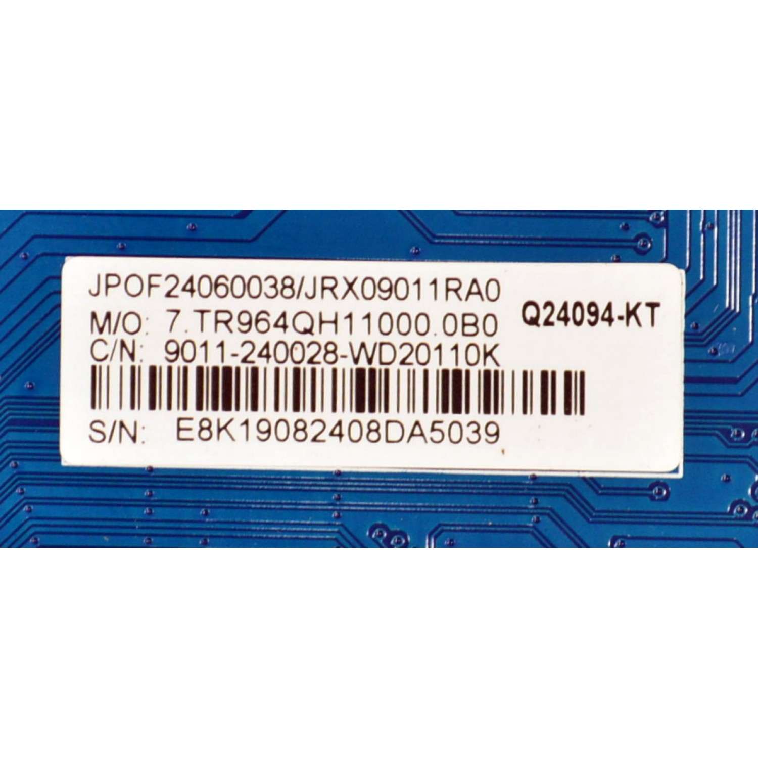 MAIN ORIGINAL PARA TV ONN ROKU 4K UHD HDR / NUMERO DE PARTE 9011-240028-WD20110K / CVR964_QH / 7.TR964QH11000.0B0 / Q24094-KT / JRX09011RA0 / 2483102310 / PANEL K500WDGF / DISPLAY ST4951D02-1 VER.2.1 / MODELO 100012585 50" - Imagen 3