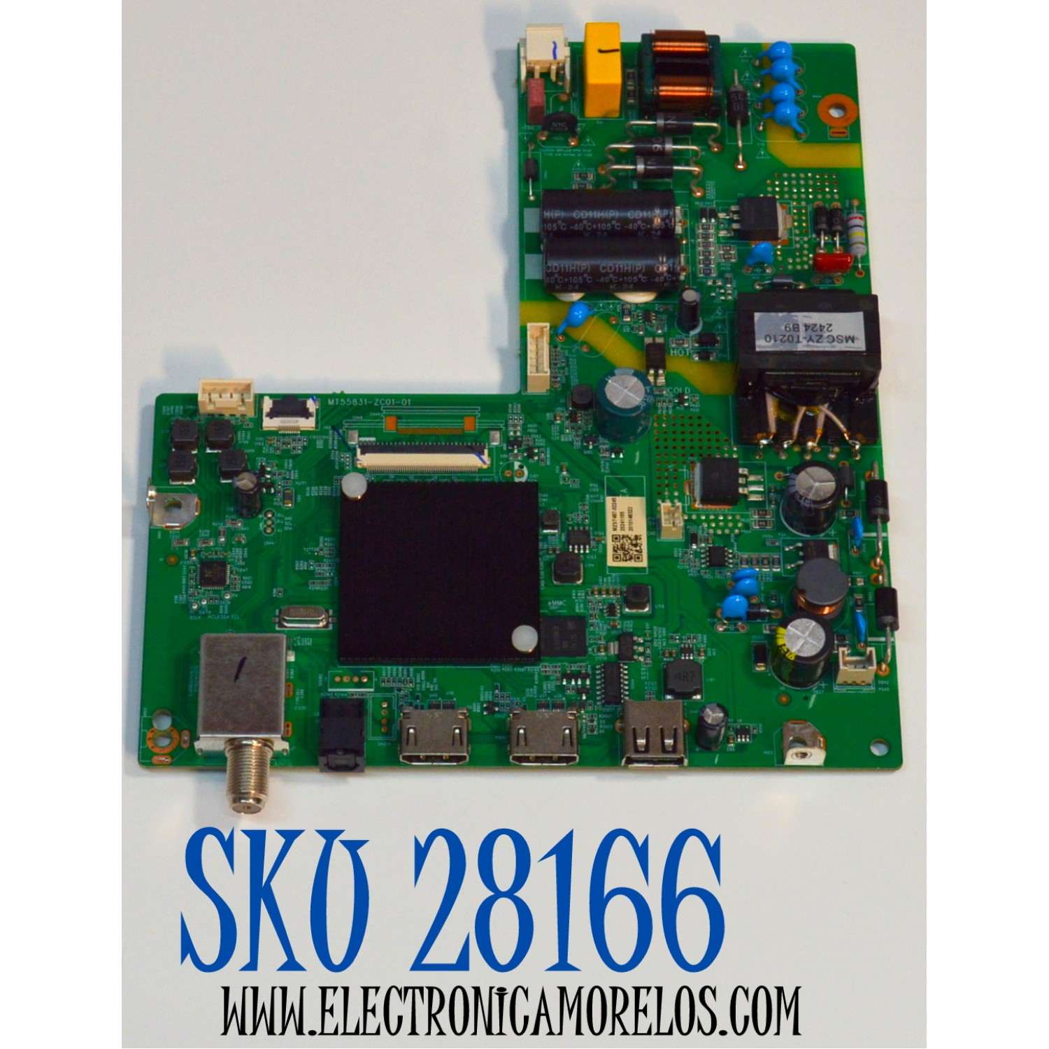 MAIN FUENTE COMBO ORIGINAL PARA TV VIZIO FULL HD HDR SMARTCAST / NUMERO DE PARTE 515C55831M23 / MT55831-ZC01-01 / M23/7487-02245 / 2010146322 / DISPLAY PT400CT02-1 VER.1.0 / MODELO VFD40M-0810 / VFD40M-0810 LMC1T9PA