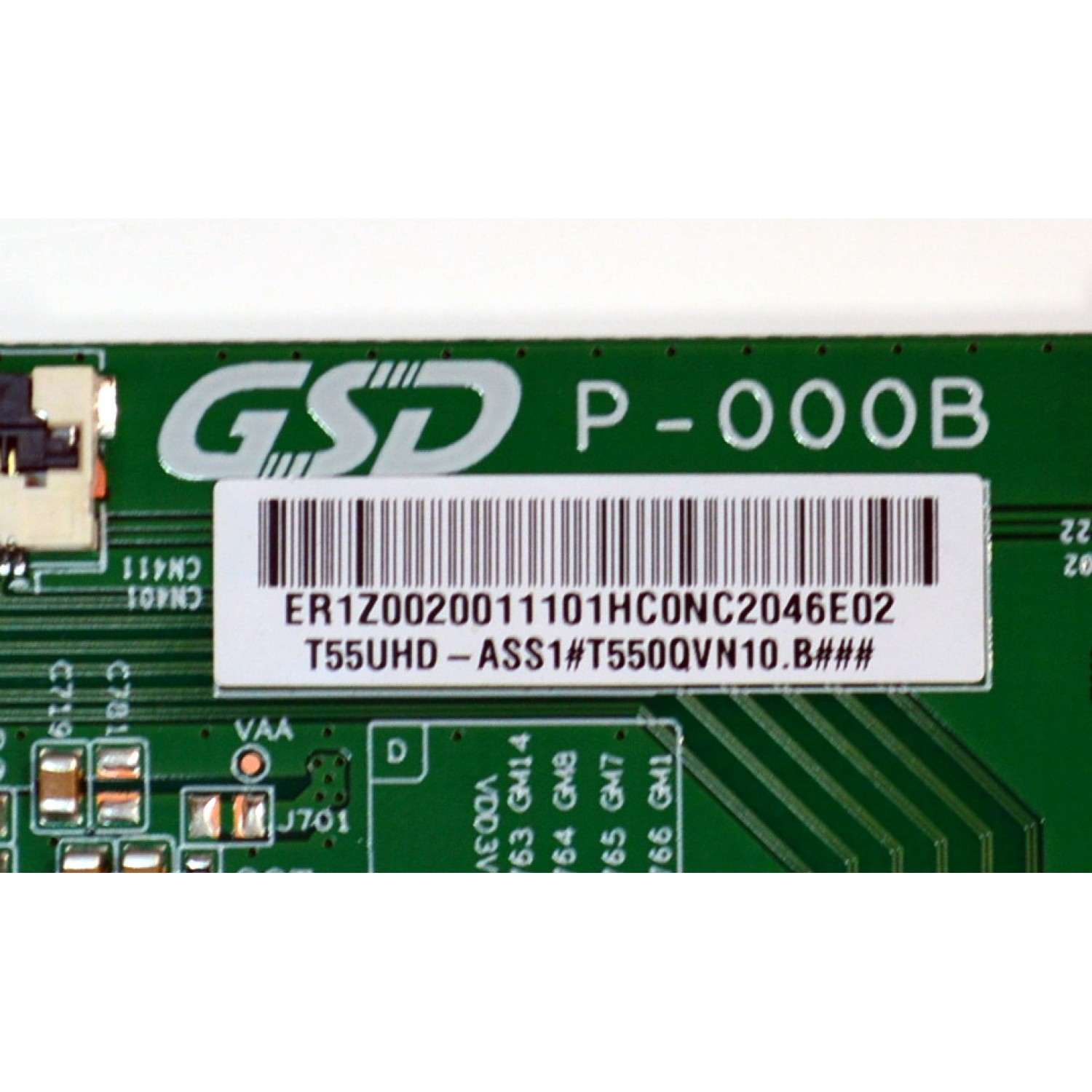T-CON ORIGINAL PARA TV VIZIO / NUMERO DE PARTE T55UHD-ASS1 / GSD P-000B / ER1Z0020011101 / HCONC2046E02 / PANEL TPT550WR-QVN10.U / DISPLAY T550QVN10.B / MODELO V4K55M-0801 / V4K55M-0801 LTCWT1HB - Imagen 2