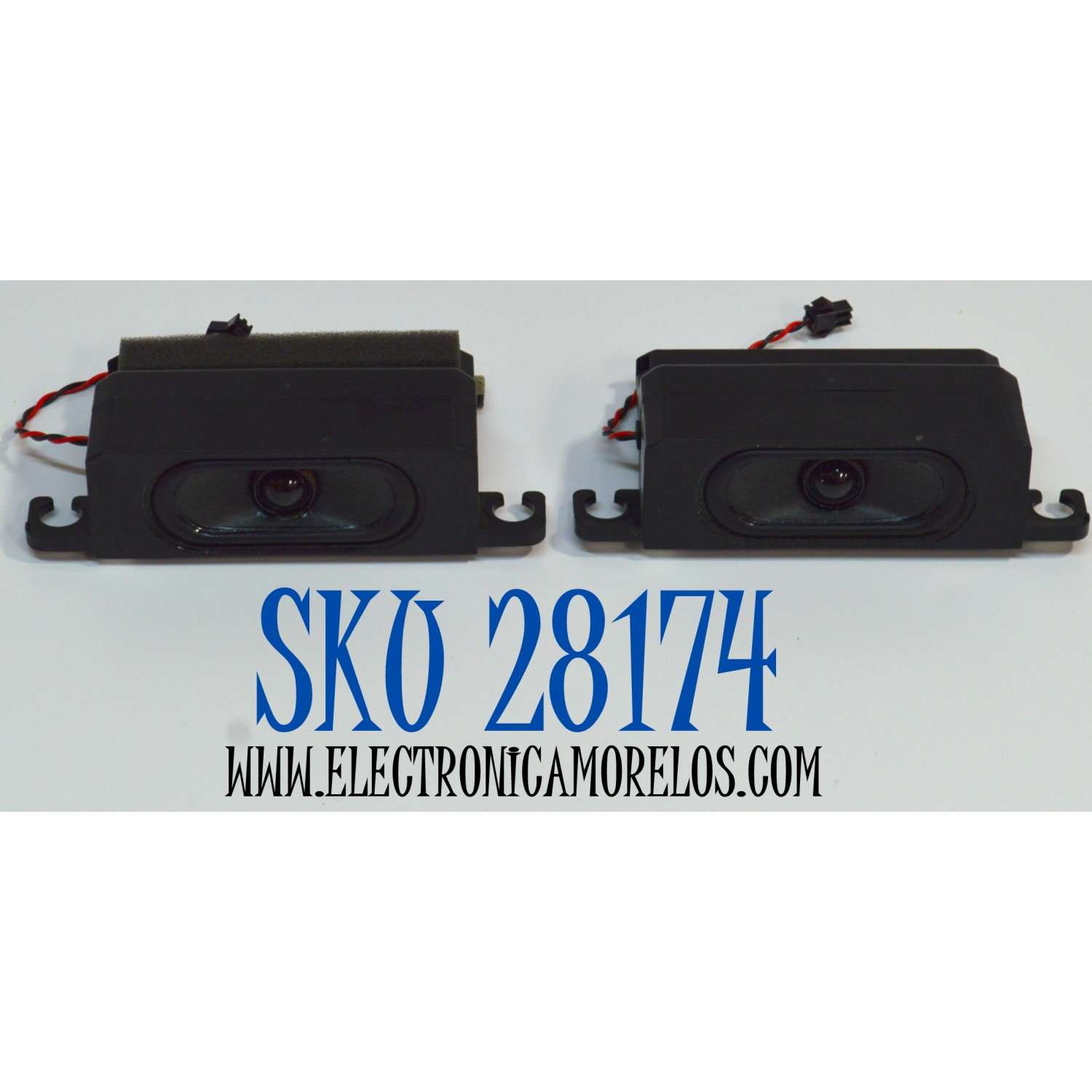 KIT DE BOCINAS ORIGINAL PARA TV LG 2 PIEZAS / NUMERO DE PARTE 378G0110457YAC / MODELO 50UM6900PUA / 50UM6900PUA.CUSRLH