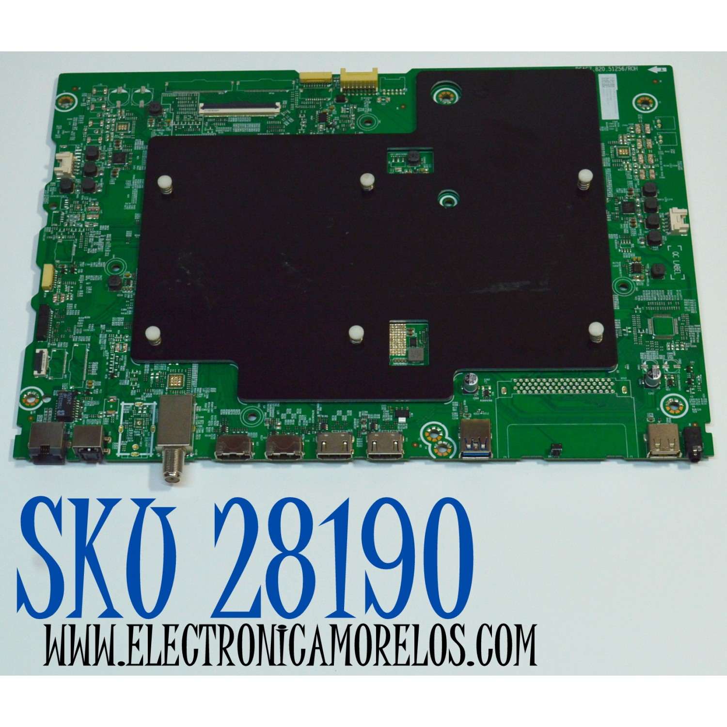 MAIN ORIGINAL PARA TV HISENSE 4K UHD HDR GOOGLE TV / NUMERO DE PARTE 413451 / RSAG7.820.51256/ROH / 404158 / 55S7NUA / MODELO 55S75N / 55S7N