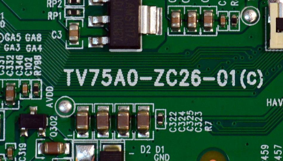 T-CON ORIGINAL PARA TV ONN / NUMERO DE PARTE 513C75A0M32 / TV75A0-ZC26-01(C) / M32/3466-02803 / 2130006675 / 303C75A0233 / PANEL JR645R3HD1K / DISPLAY JR645R3HD1K / MODELO 100012587 65" - Imagen 3